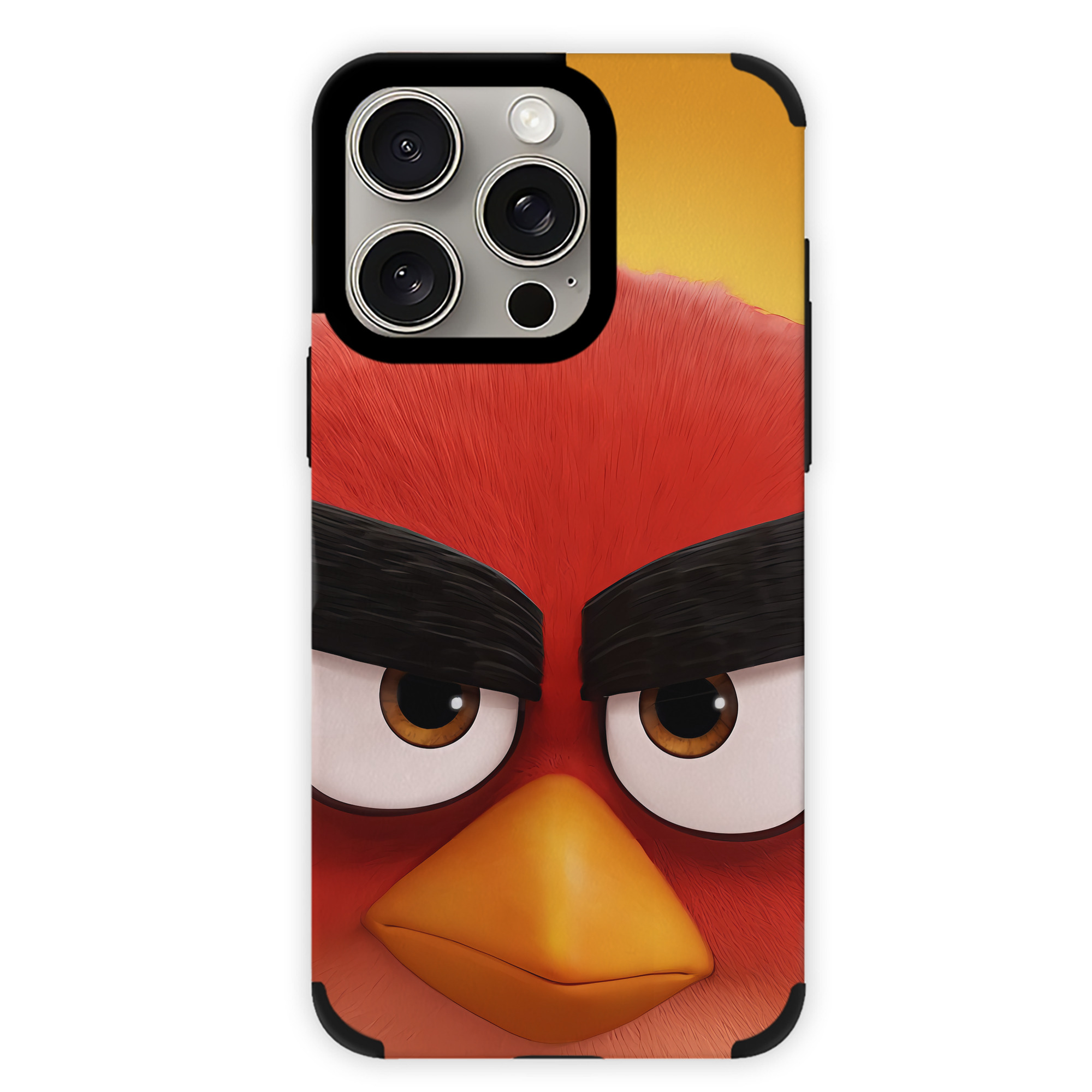 （画像用） Angry Birds アングリーバード 【iPhone15ProMax対応】 PUレザー スマホケース 耐衝撃＆黄変防止