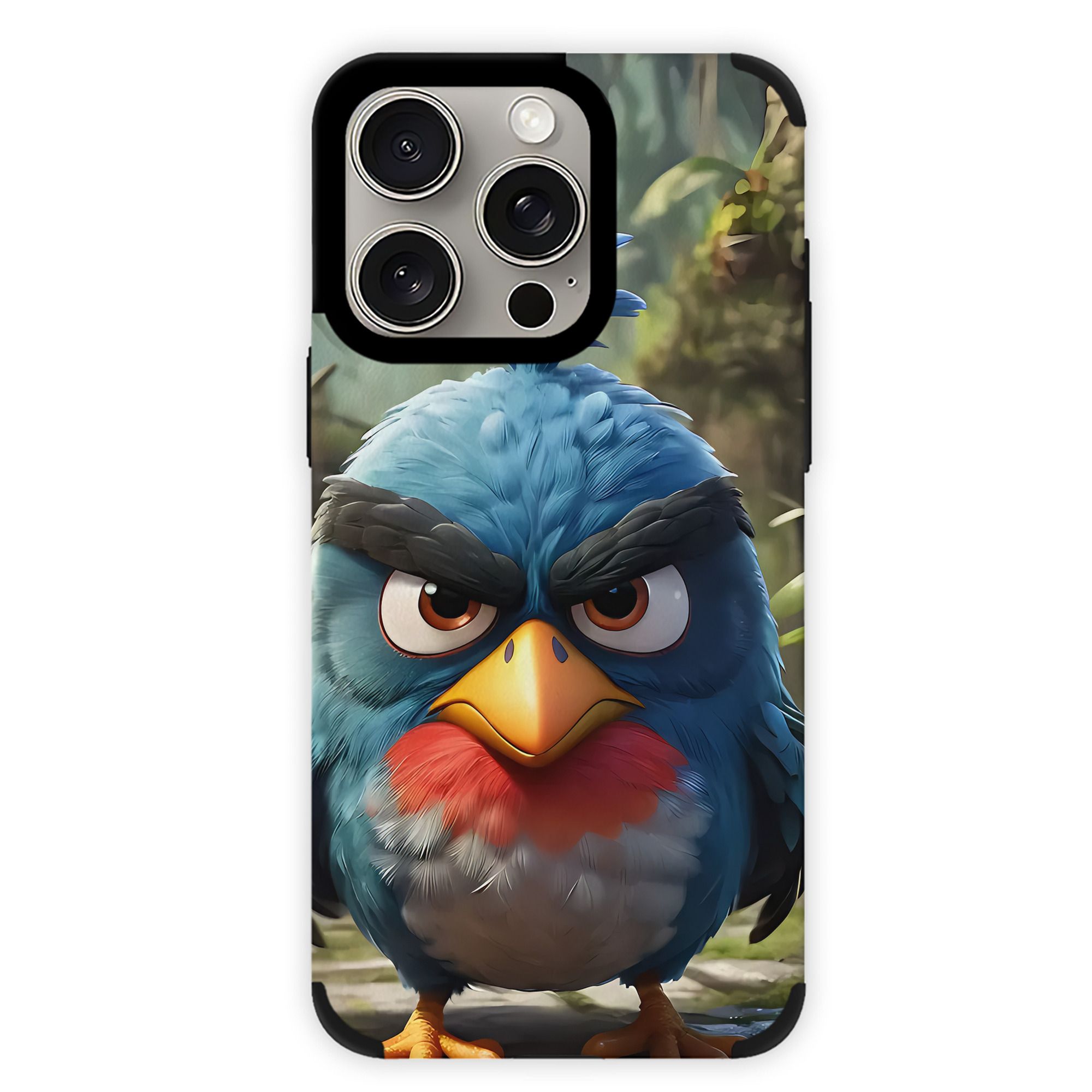 （画像用） Angry Birds アングリーバード 【iPhone15ProMax対応】 PUレザー スマホケース 耐衝撃＆黄変防止