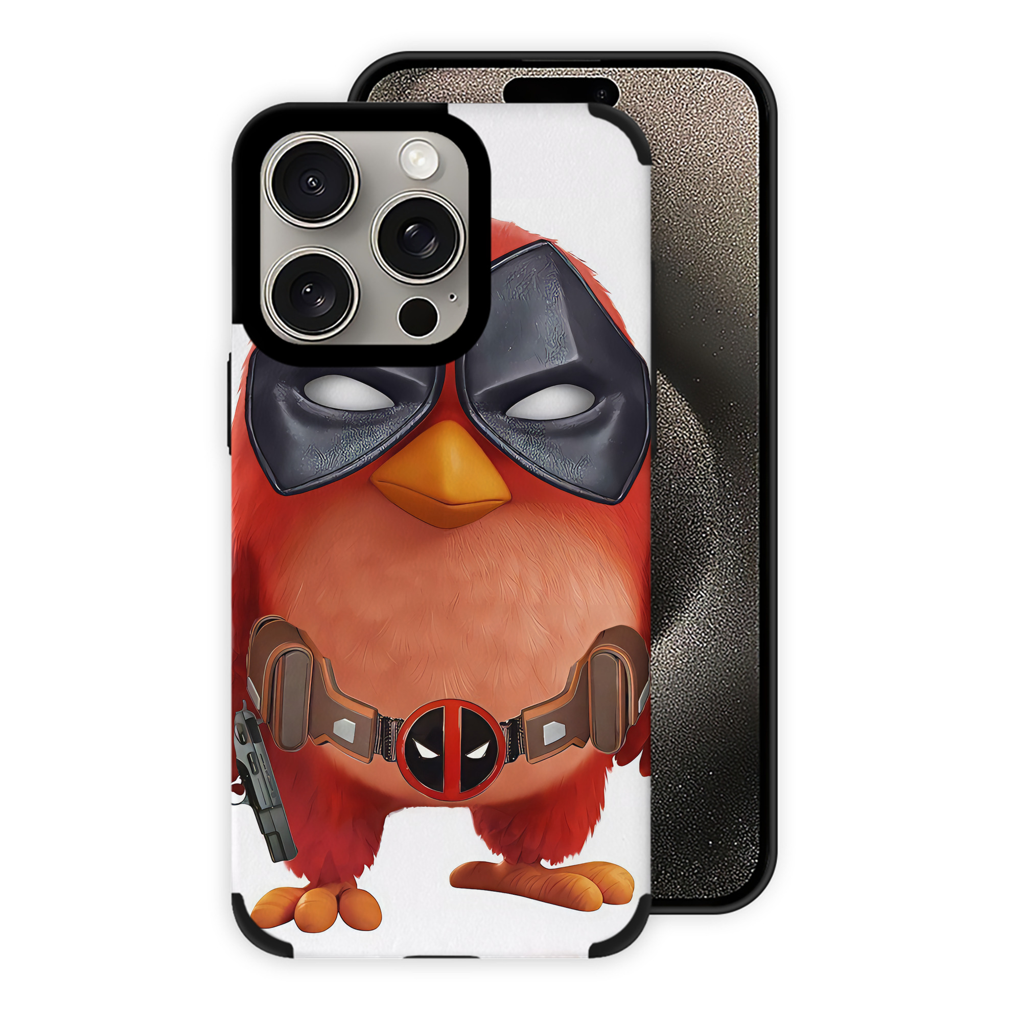 （画像用） Angry Birds アングリーバード 【iPhone15ProMax対応】 PUレザー スマホケース 耐衝撃＆黄変防止
