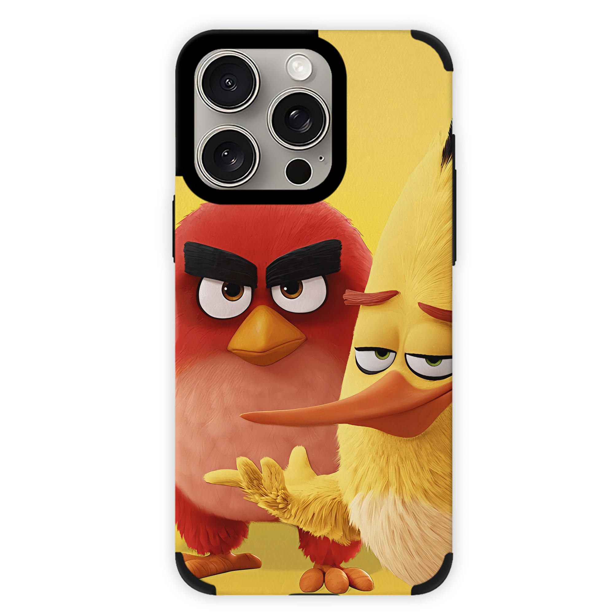 （画像用） Angry Birds アングリーバード 【iPhone15ProMax対応】 PUレザー スマホケース 耐衝撃＆黄変防止