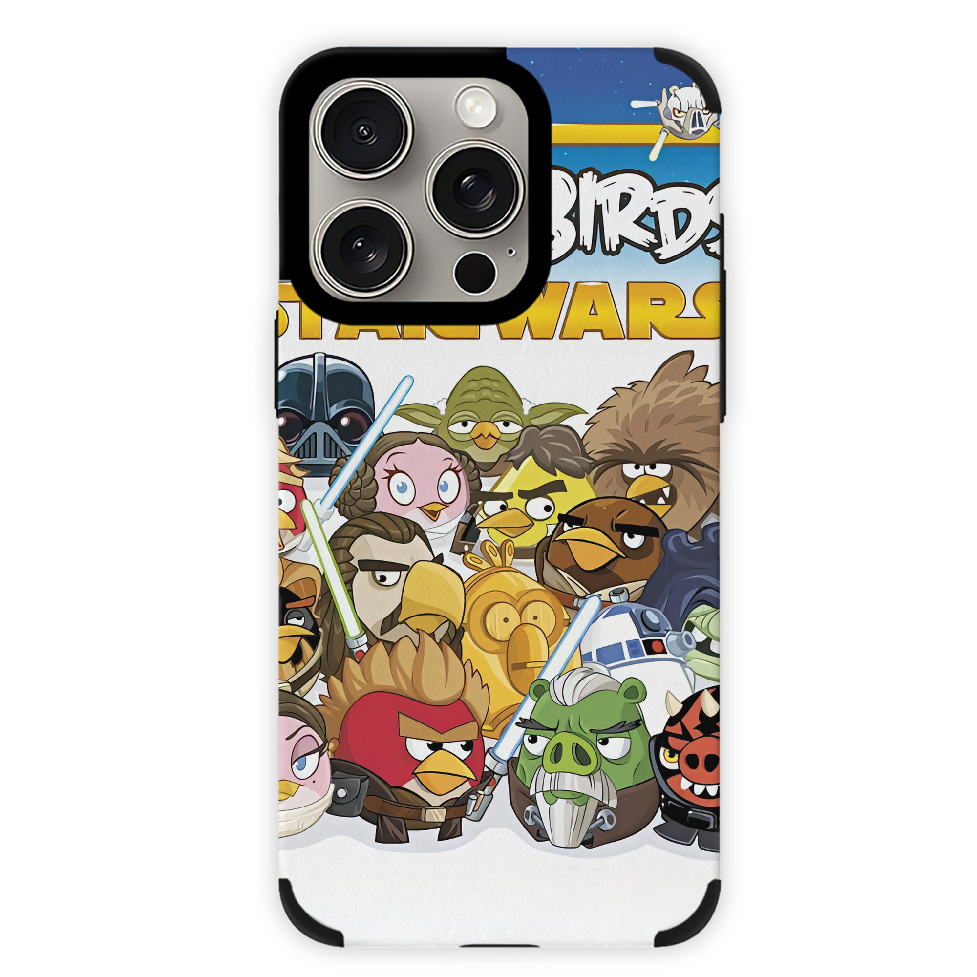 （画像用） Angry Birds アングリーバード 【iPhone15ProMax対応】 PUレザー スマホケース 耐衝撃＆黄変防止