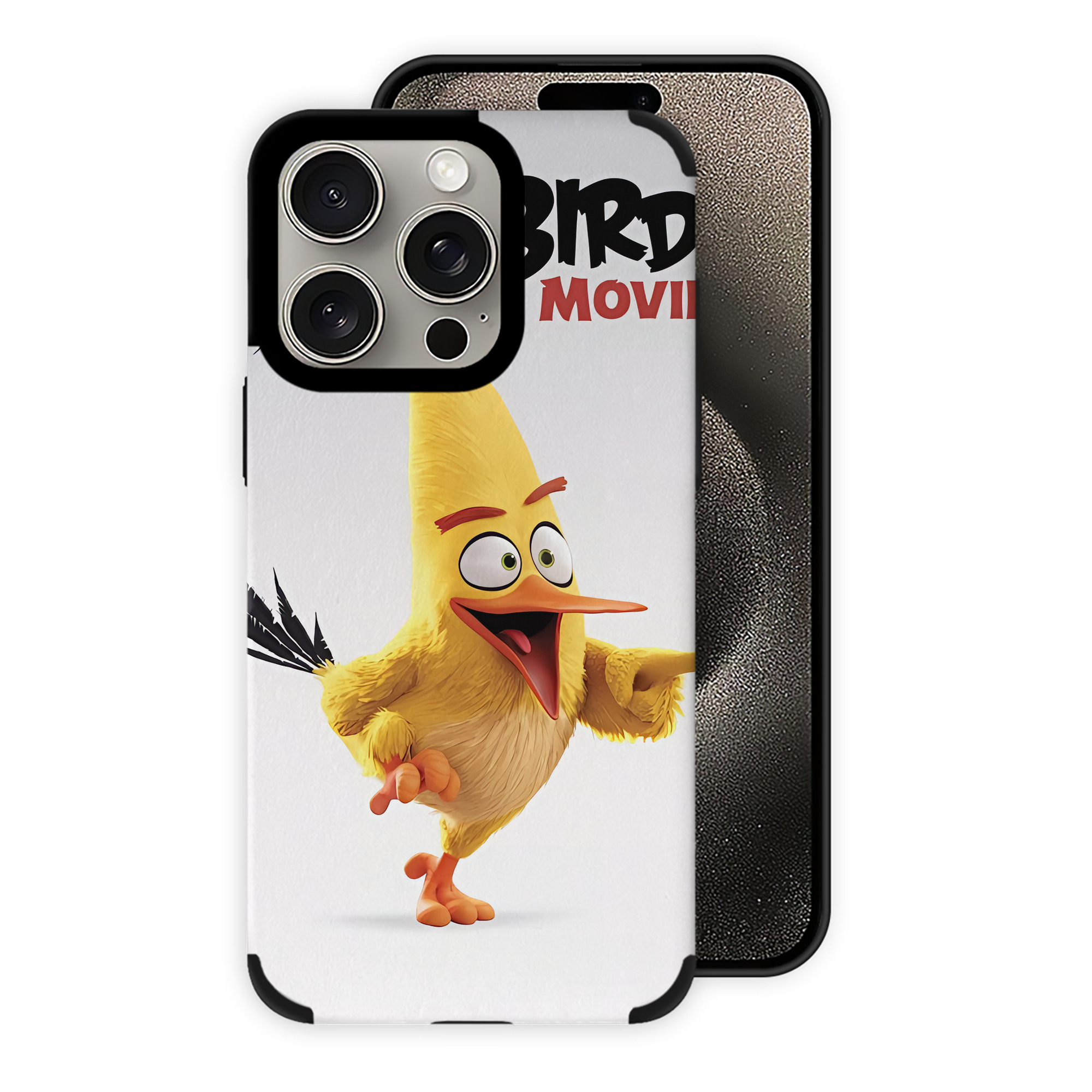 （画像用） Angry Birds アングリーバード 【iPhone15ProMax対応】 PUレザー スマホケース 耐衝撃＆黄変防止