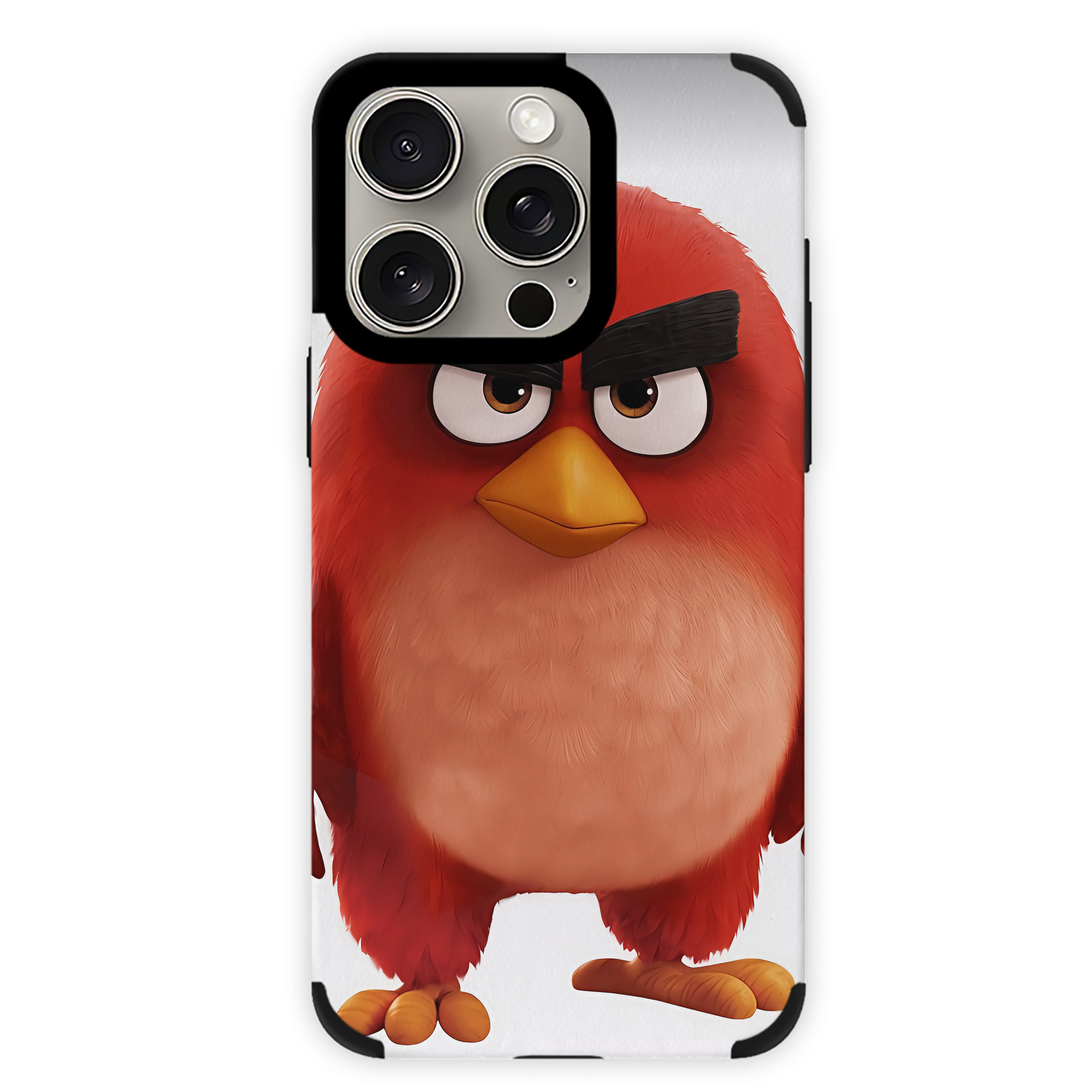 （画像用） Angry Birds アングリーバード 【iPhone15ProMax対応】 PUレザー スマホケース 耐衝撃＆黄変防止