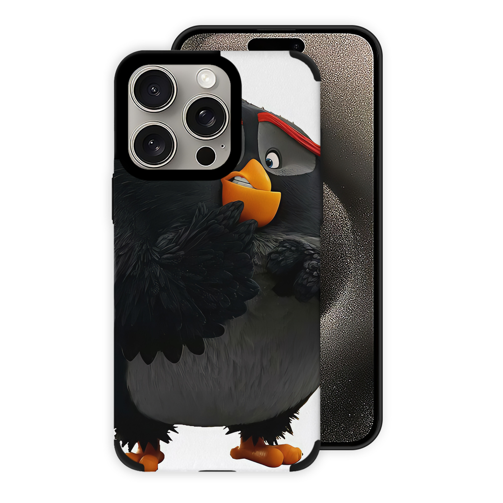 （画像用） Angry Birds アングリーバード 【iPhone15ProMax対応】 PUレザー スマホケース 耐衝撃＆黄変防止