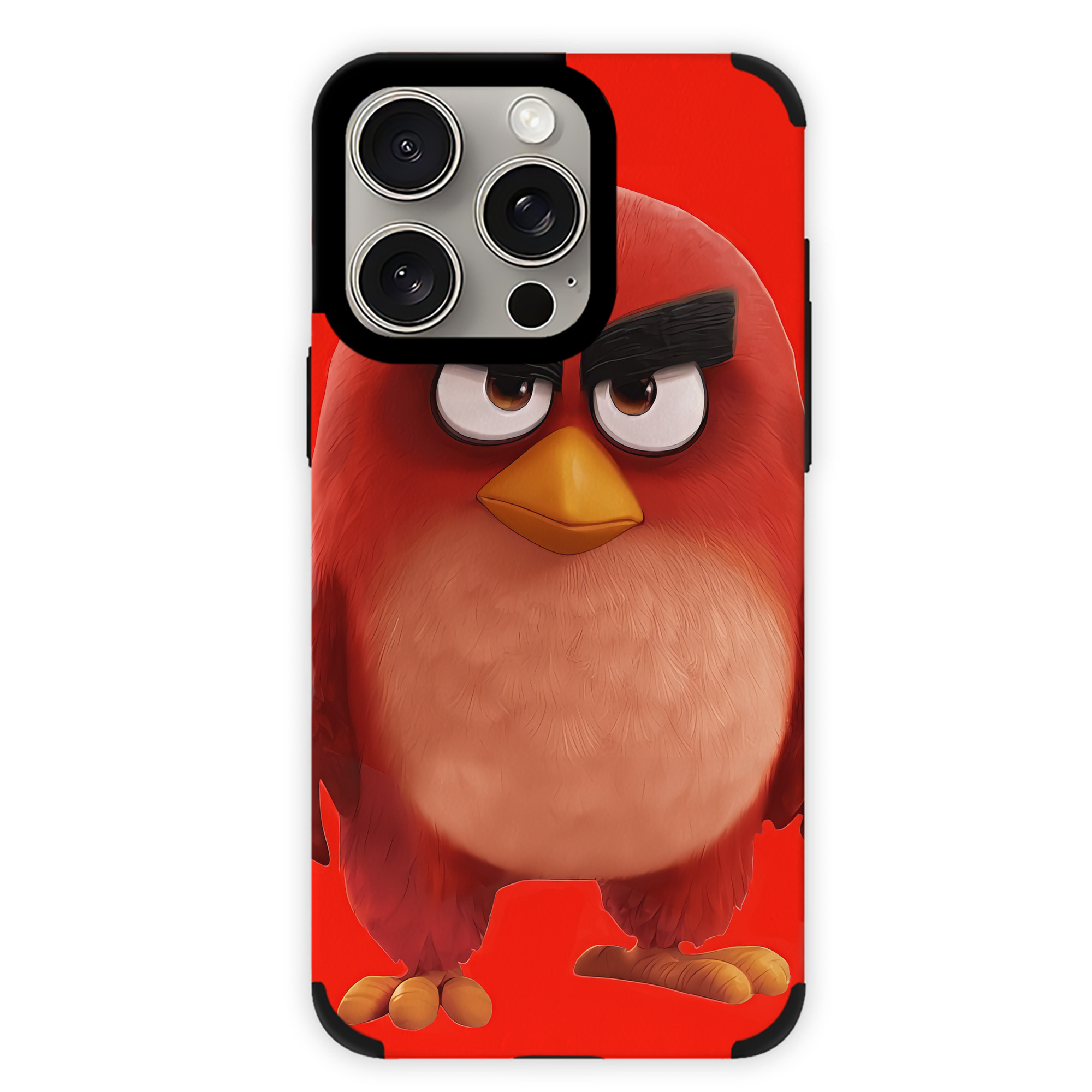 （画像用） Angry Birds アングリーバード 【iPhone15ProMax対応】 PUレザー スマホケース 耐衝撃＆黄変防止