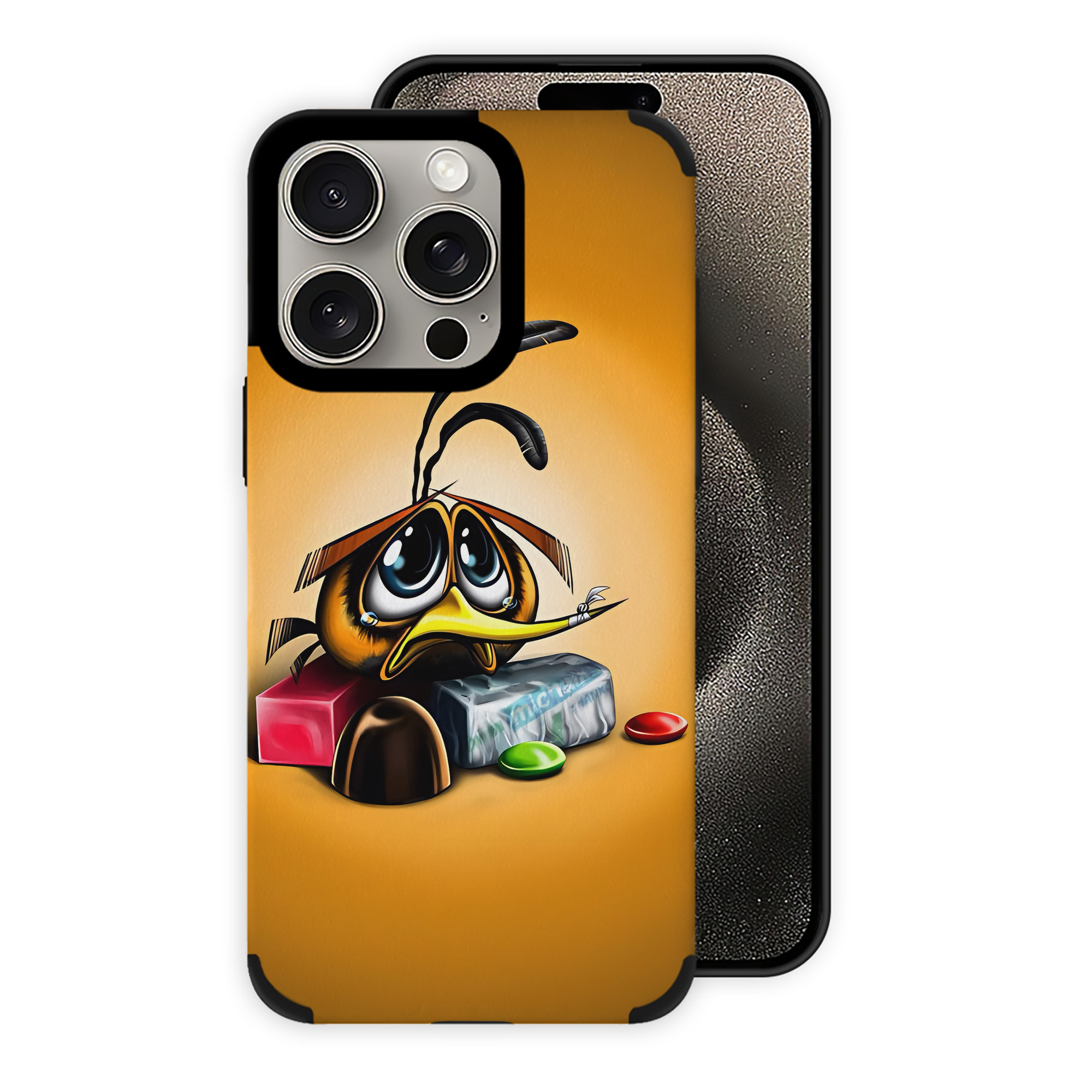 （画像用） Angry Birds アングリーバード 【iPhone15ProMax対応】 PUレザー スマホケース 耐衝撃＆黄変防止