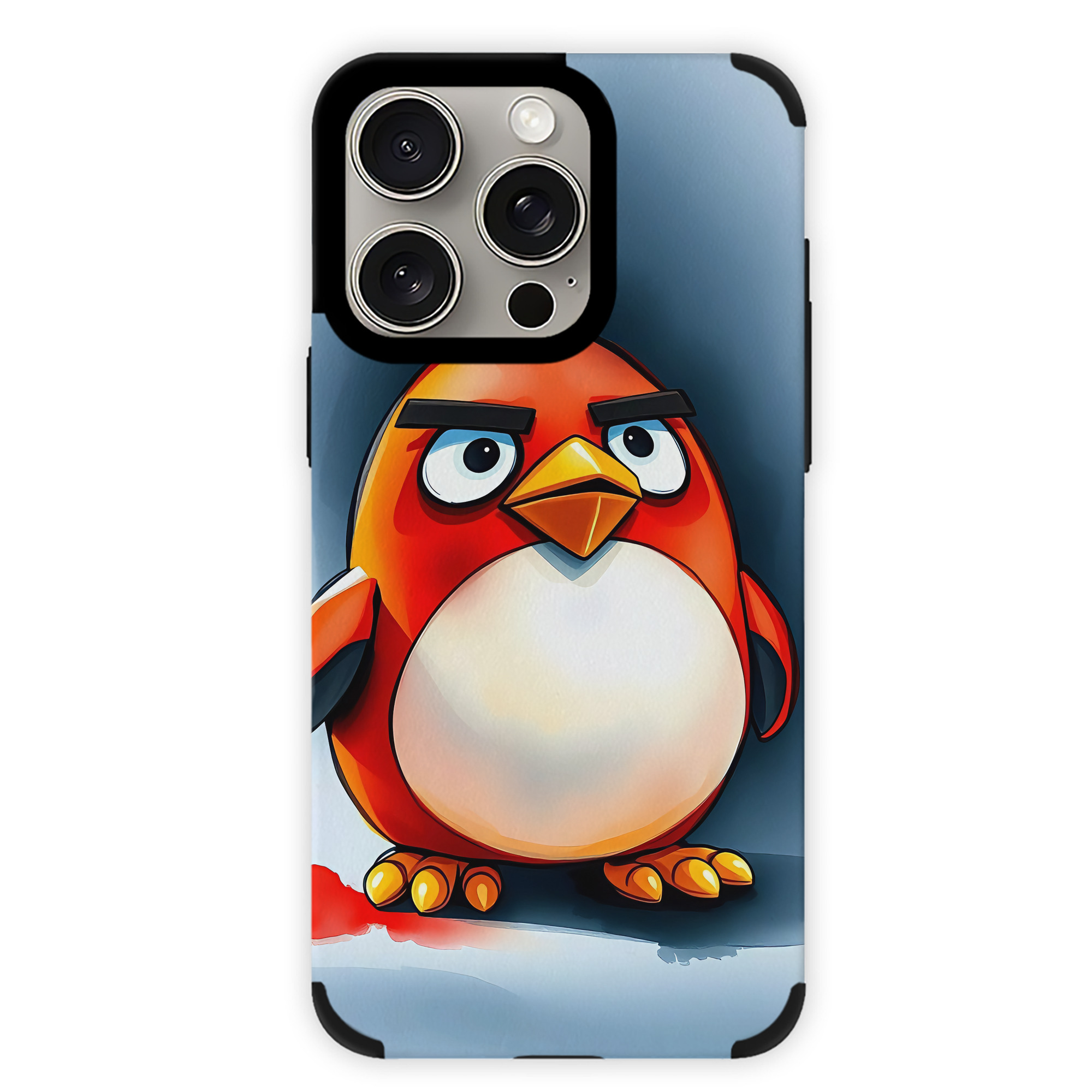 （画像用） Angry Birds アングリーバード 【iPhone15ProMax対応】 PUレザー スマホケース 耐衝撃＆黄変防止