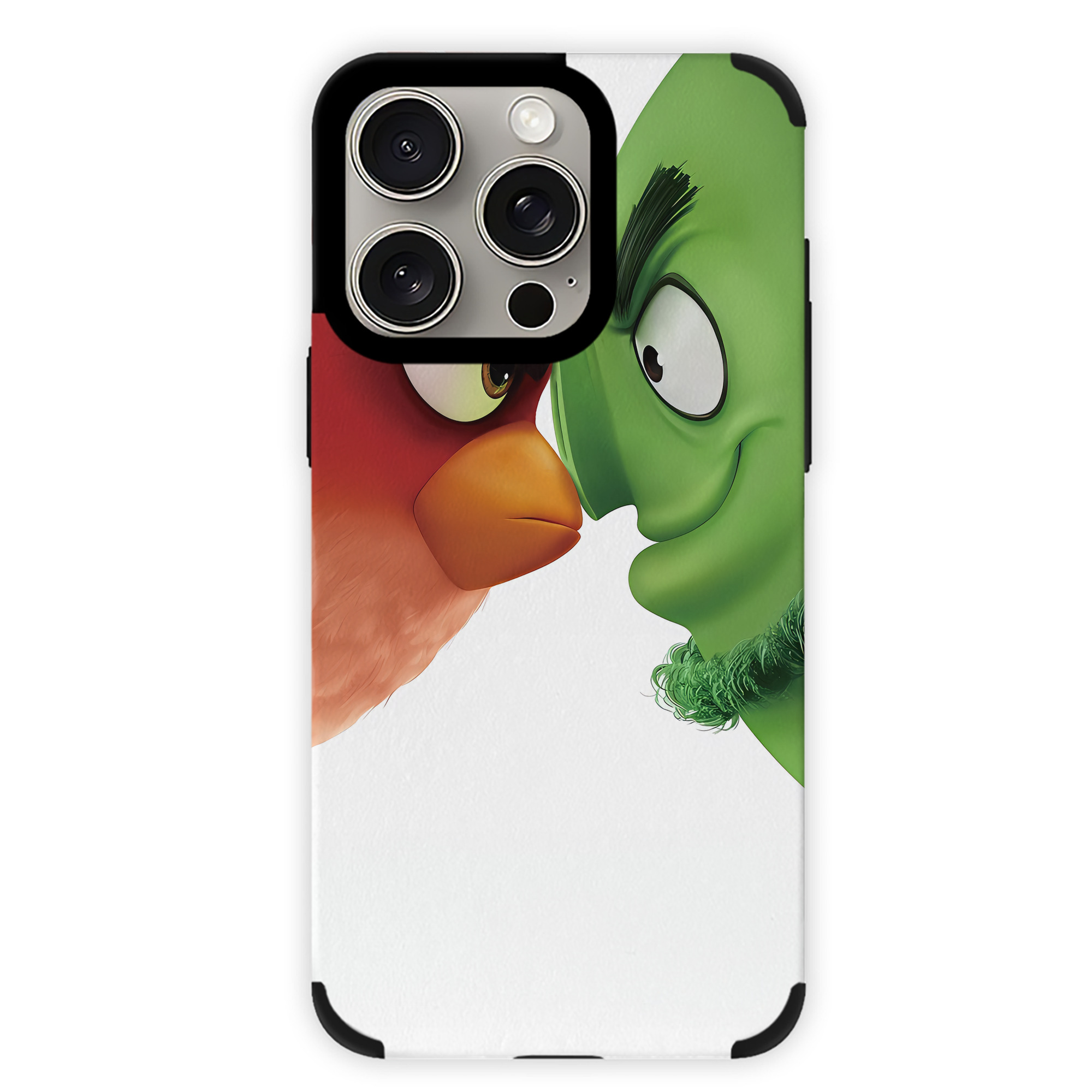 （画像用） Angry Birds アングリーバード 【iPhone15ProMax対応】 PUレザー スマホケース 耐衝撃＆黄変防止