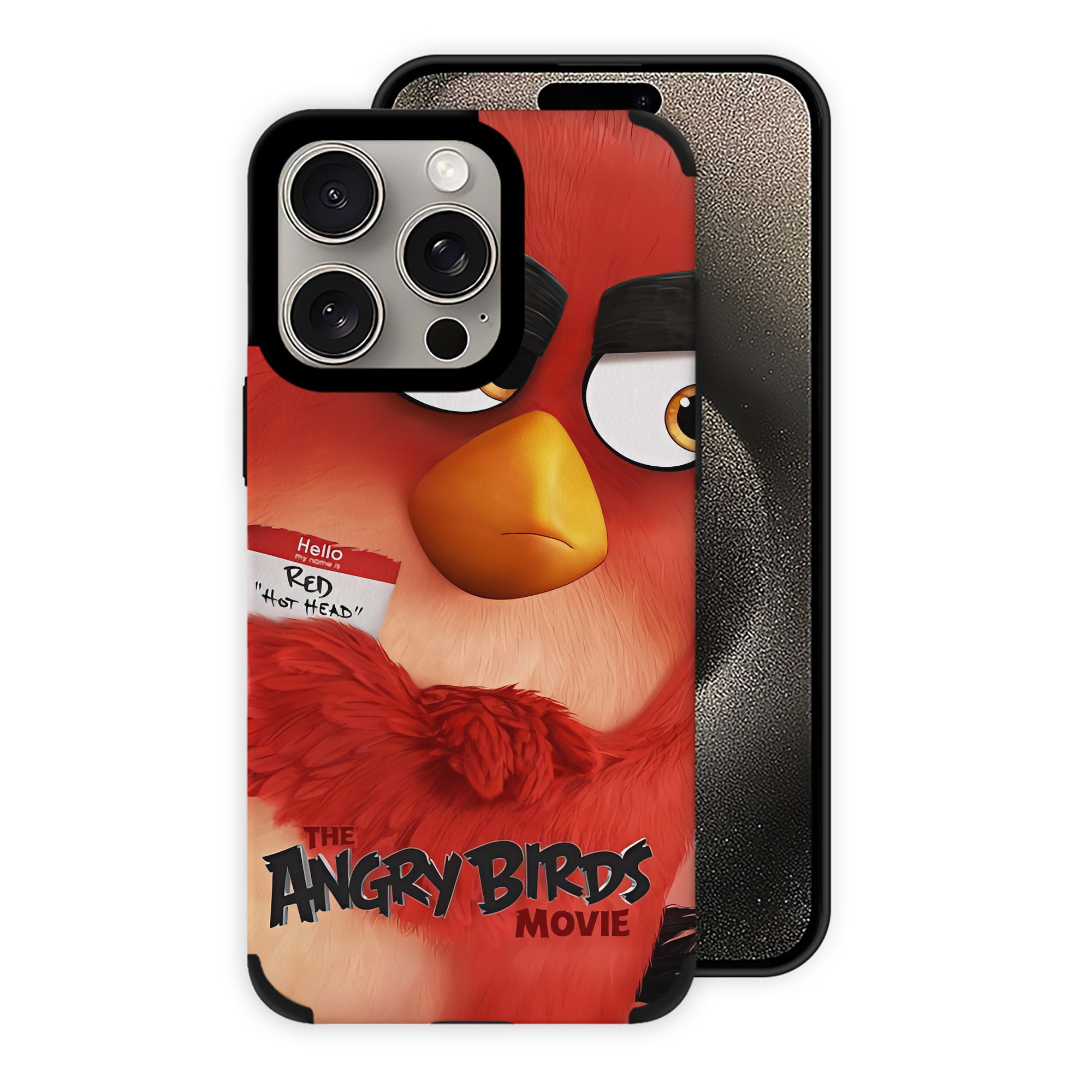 （画像用） Angry Birds アングリーバード 【iPhone15ProMax対応】 PUレザー スマホケース 耐衝撃＆黄変防止