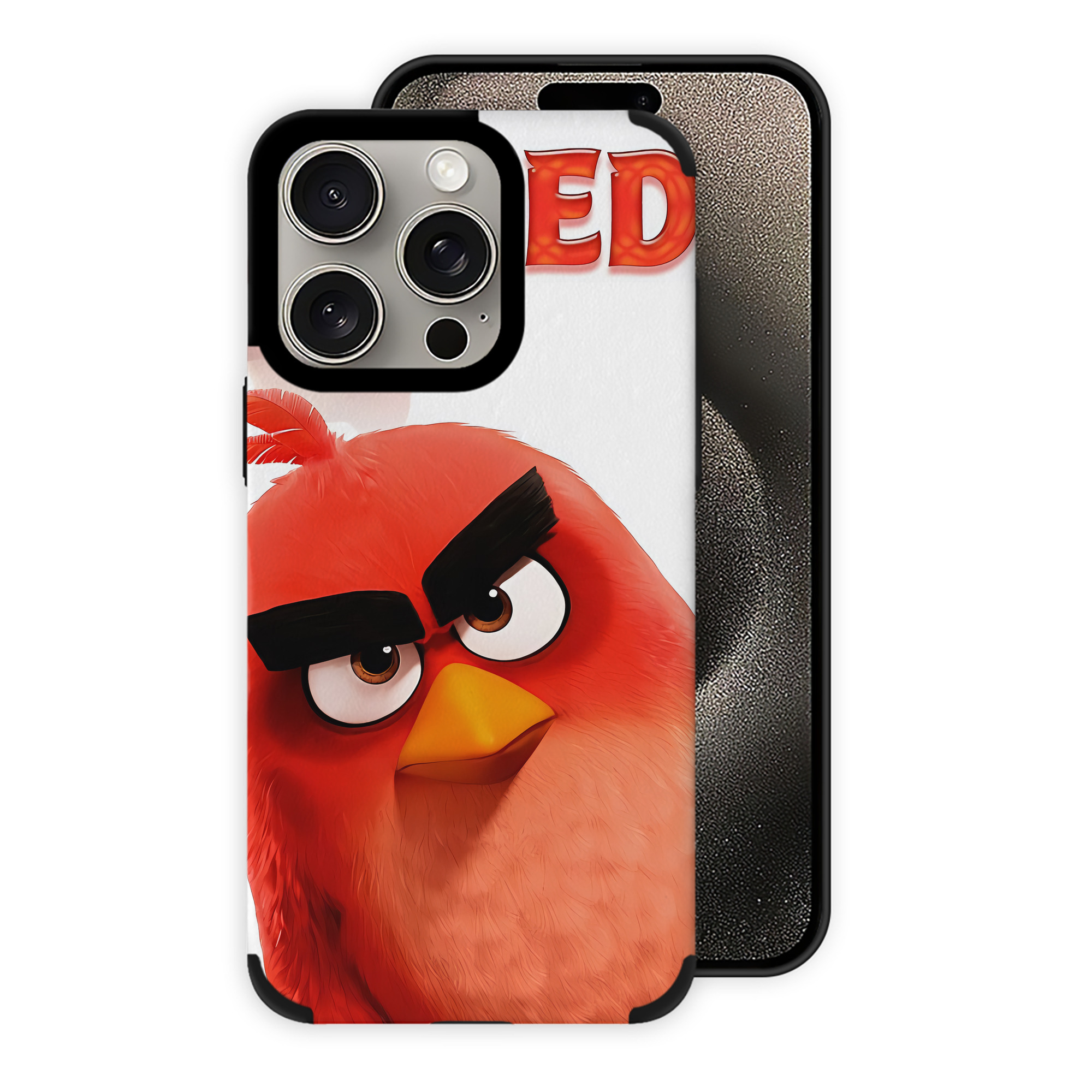 （画像用） Angry Birds アングリーバード 【iPhone15ProMax対応】 PUレザー スマホケース 耐衝撃＆黄変防止