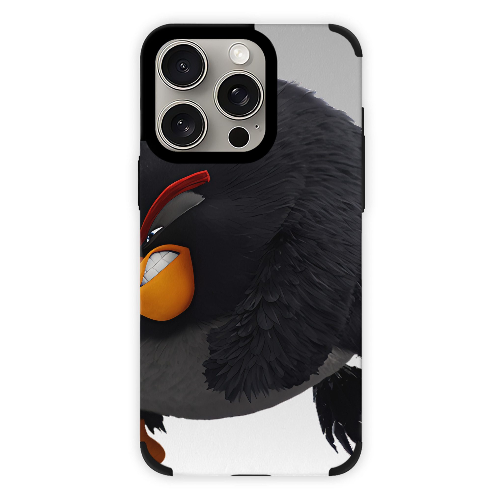 （画像用） Angry Birds アングリーバード 【iPhone15ProMax対応】 PUレザー スマホケース 耐衝撃＆黄変防止