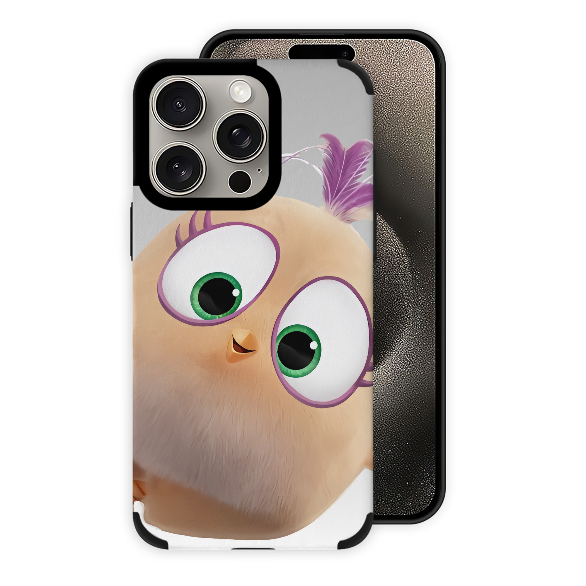 （画像用） Angry Birds アングリーバード 【iPhone15ProMax対応】 PUレザー スマホケース 耐衝撃＆黄変防止