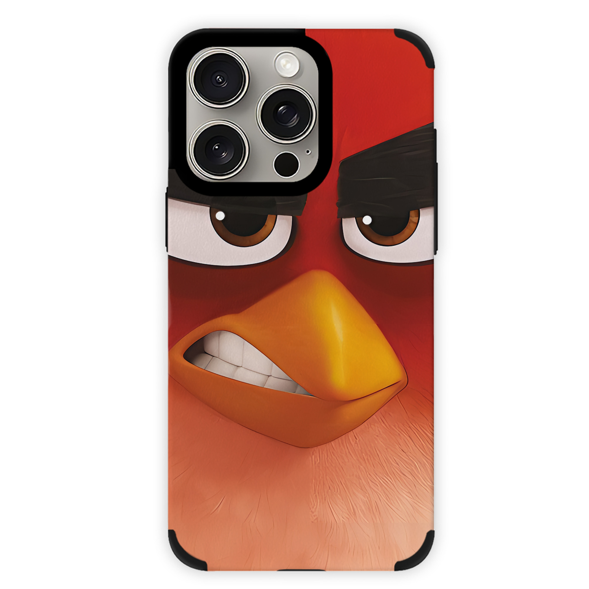 （画像用） Angry Birds アングリーバード 【iPhone15ProMax対応】 PUレザー スマホケース 耐衝撃＆黄変防止