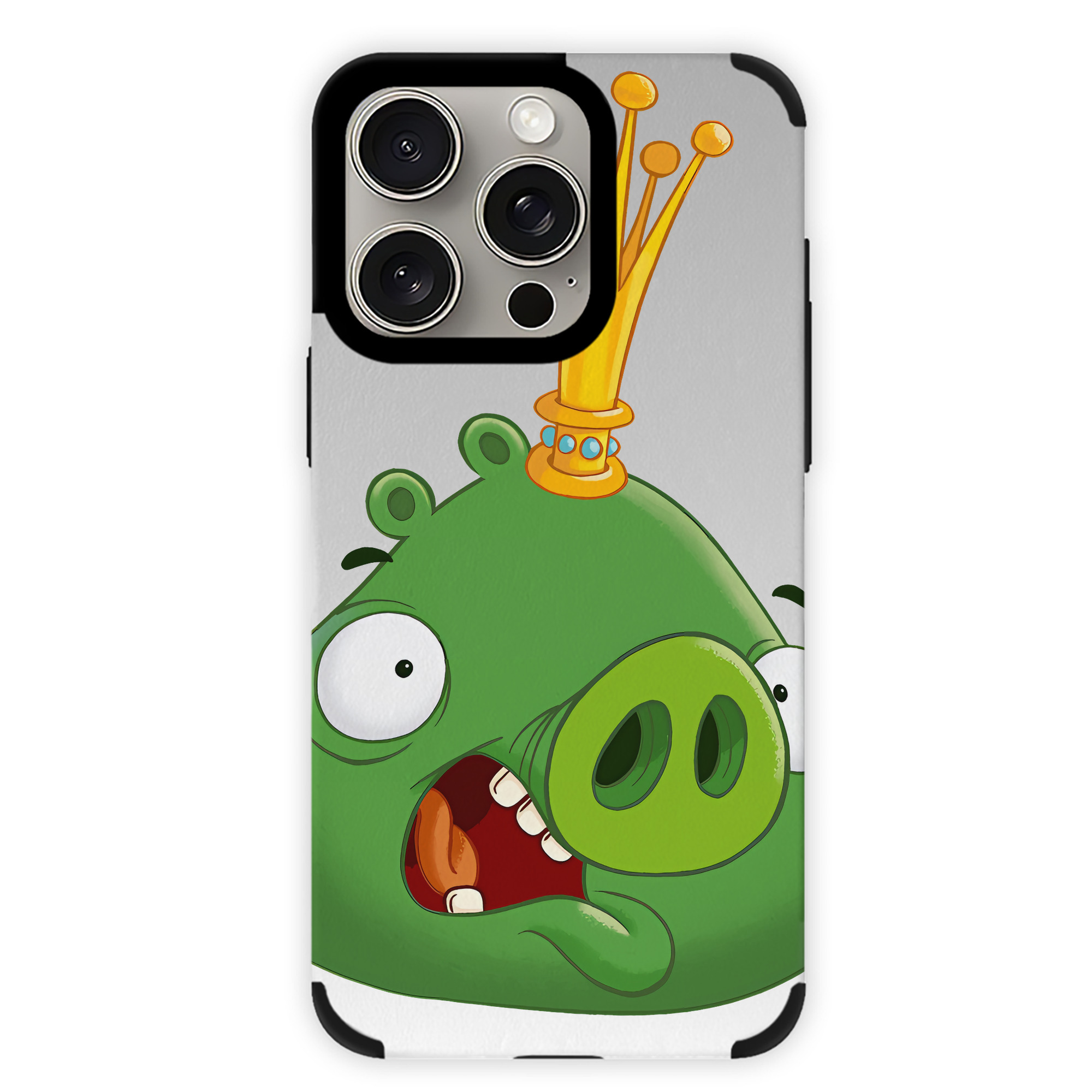 （画像用） Angry Birds アングリーバード 【iPhone15ProMax対応】 PUレザー スマホケース 耐衝撃＆黄変防止