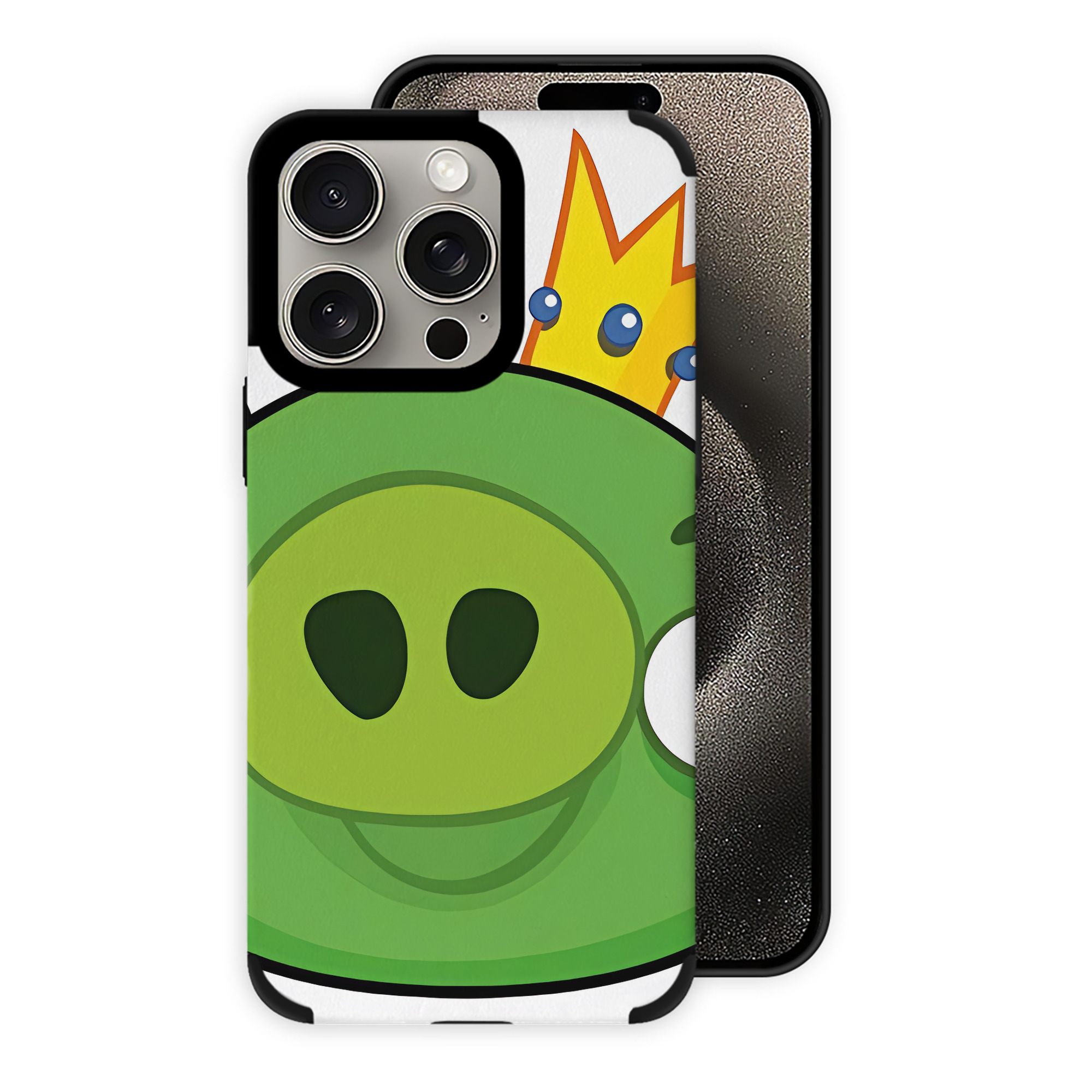 （画像用） Angry Birds アングリーバード 【iPhone15ProMax対応】 PUレザー スマホケース 耐衝撃＆黄変防止