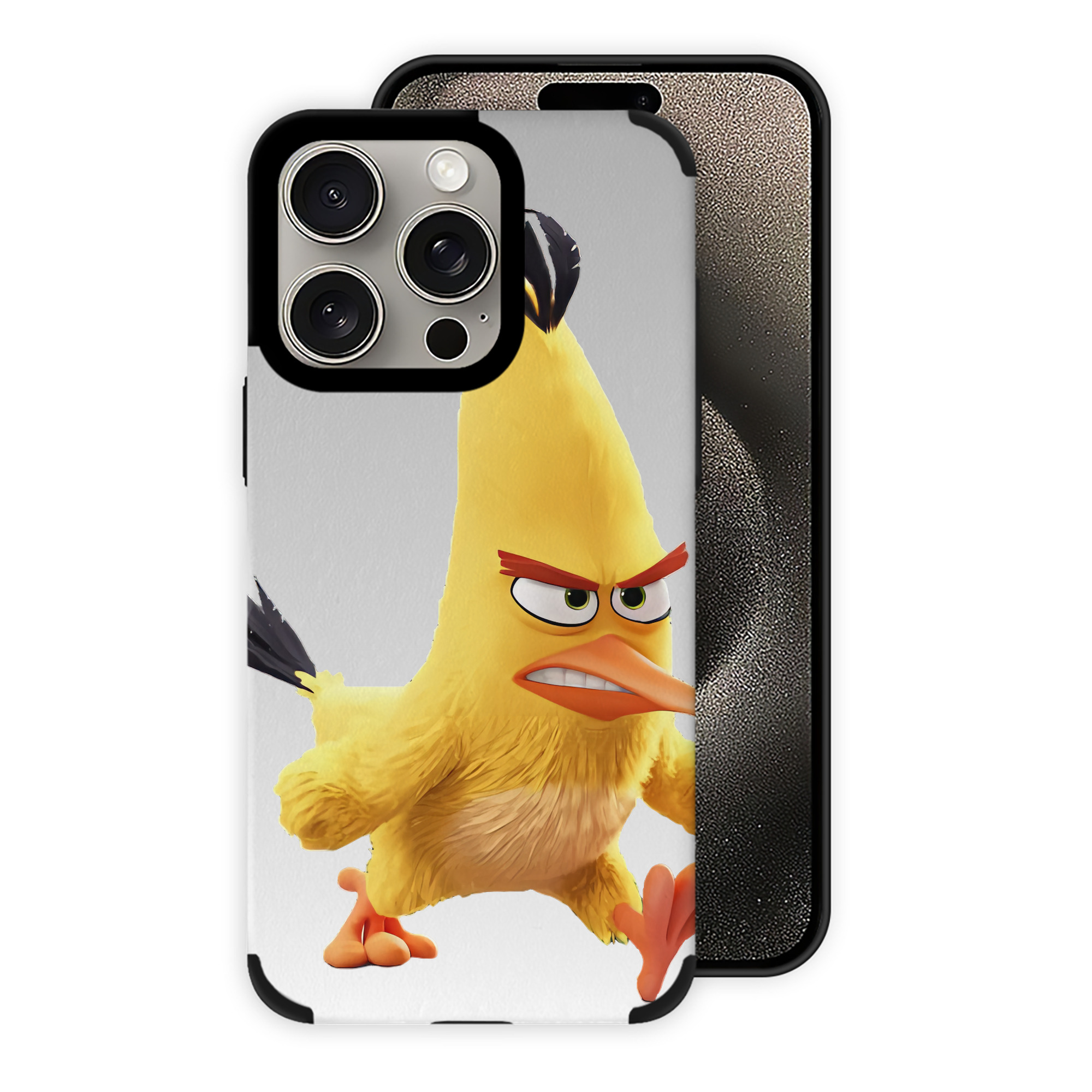 （画像用） Angry Birds アングリーバード 【iPhone15ProMax対応】 PUレザー スマホケース 耐衝撃＆黄変防止