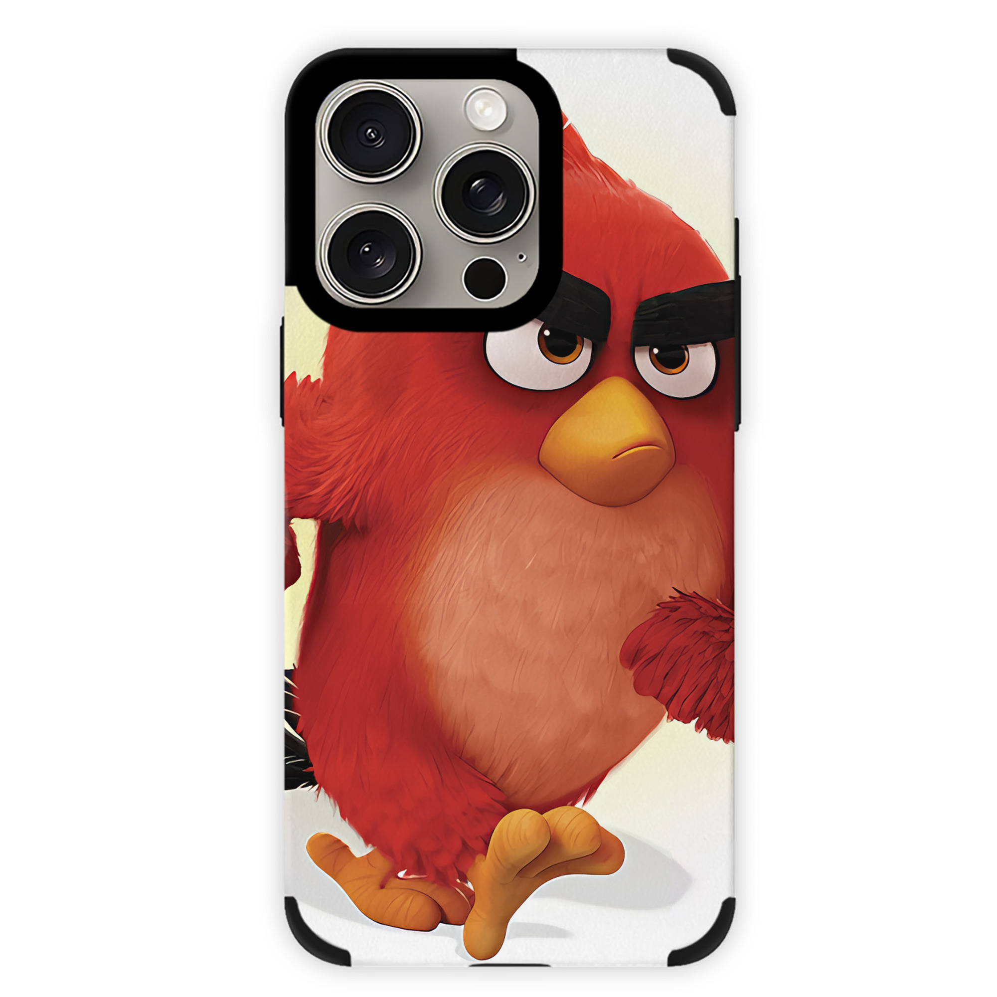 （画像用） Angry Birds アングリーバード 【iPhone15ProMax対応】 PUレザー スマホケース 耐衝撃＆黄変防止