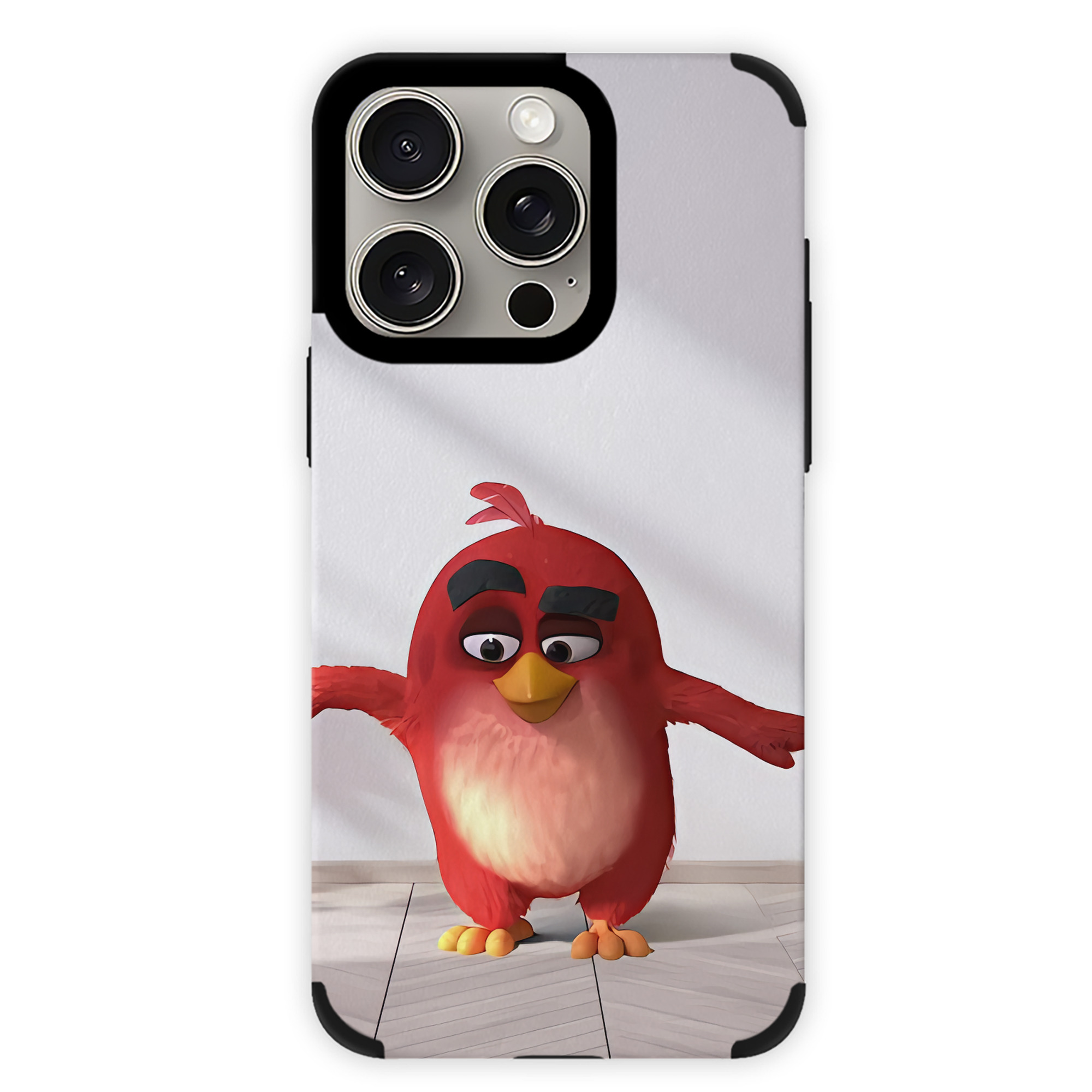 （画像用） Angry Birds アングリーバード 【iPhone15ProMax対応】 PUレザー スマホケース 耐衝撃＆黄変防止