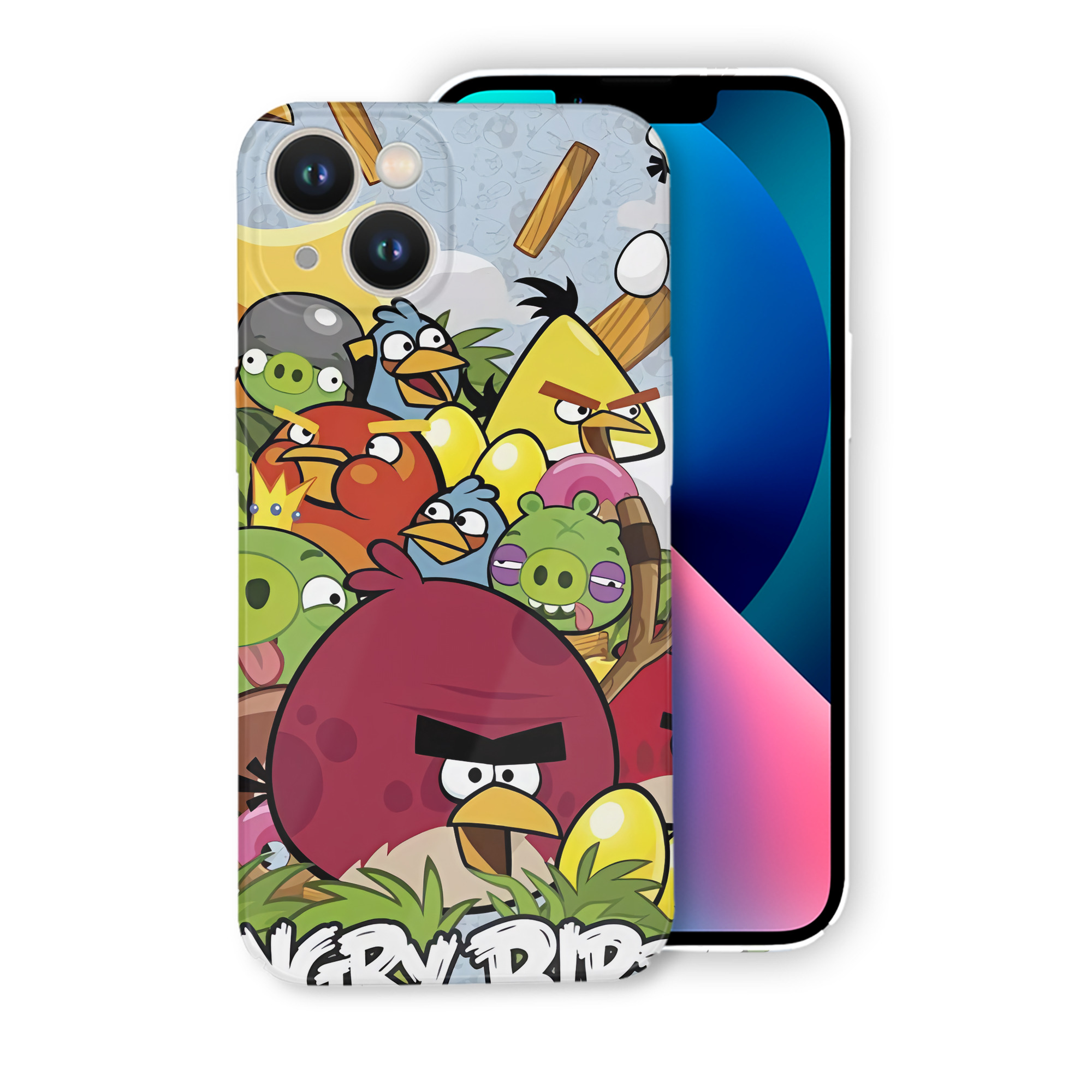 （画像用） Angry Birds アングリーバード 【iPhone 14シリーズ対応】ハードケース