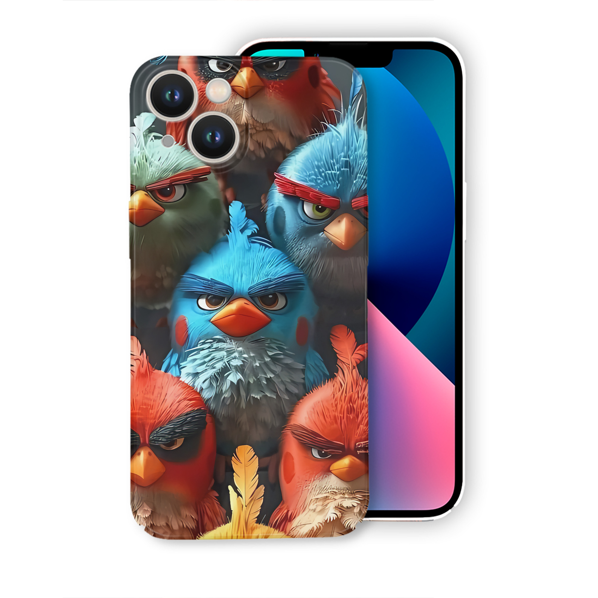 （画像用） Angry Birds アングリーバード 【iPhone 14シリーズ対応】ハードケース