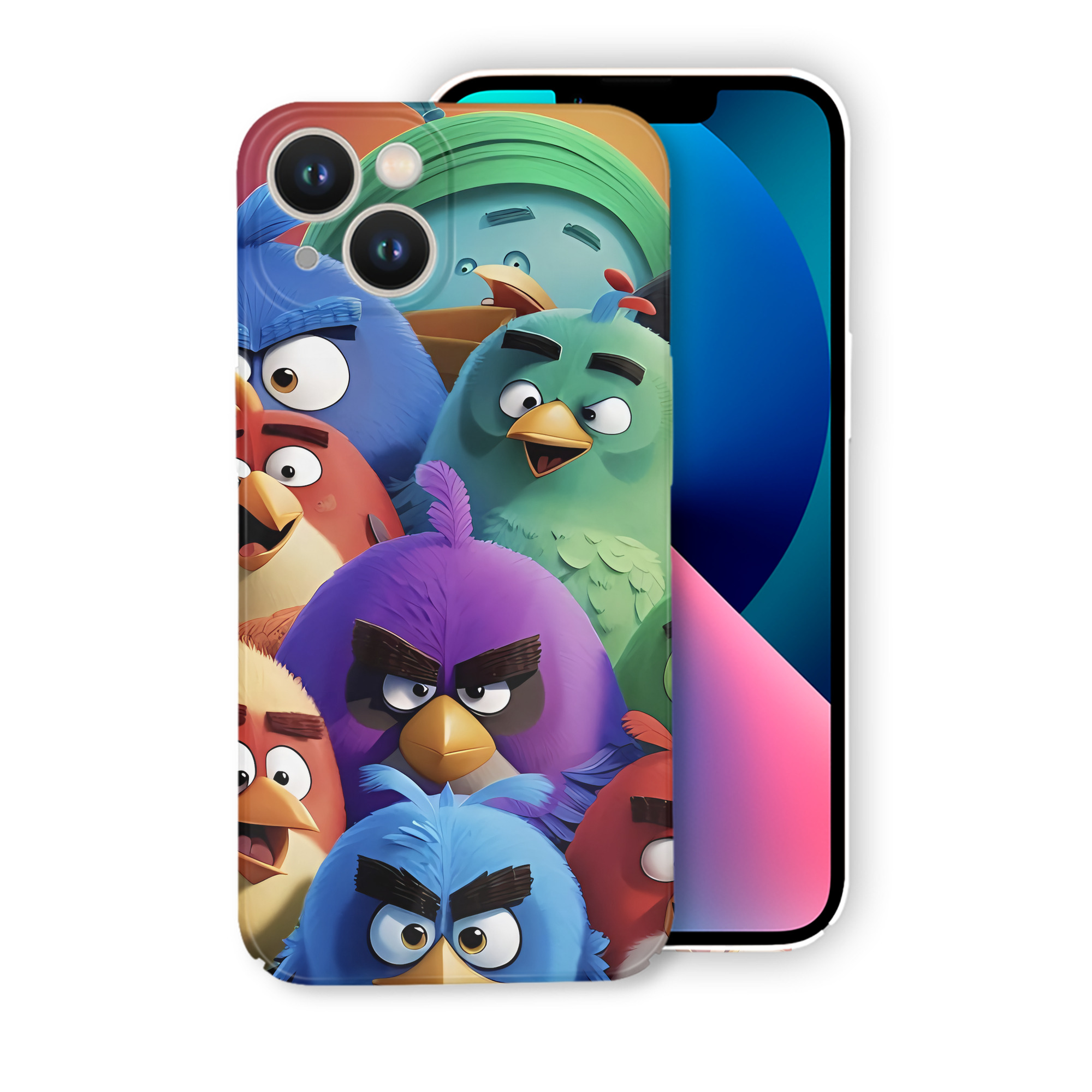 （画像用） Angry Birds アングリーバード 【iPhone 14シリーズ対応】ハードケース