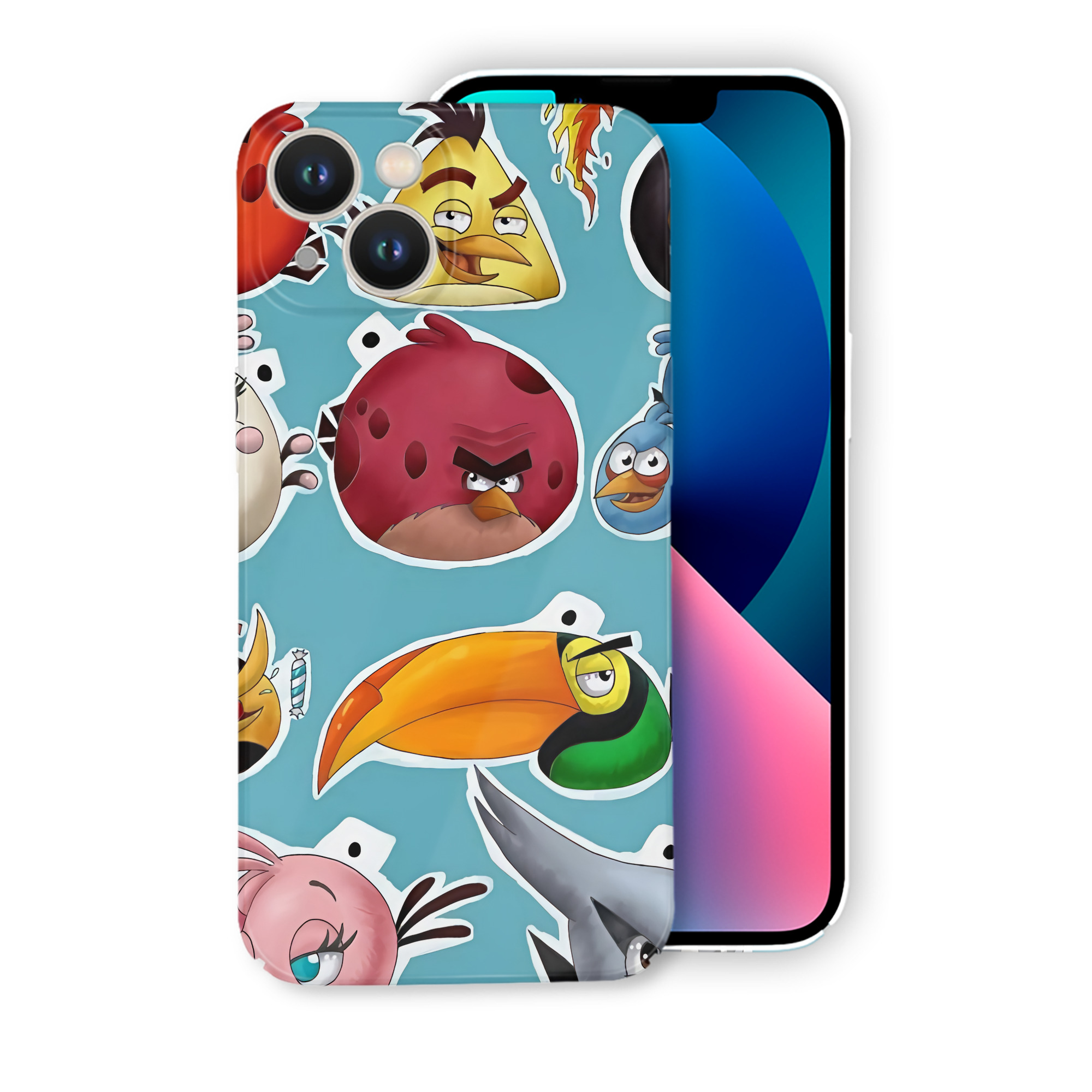 （画像用） Angry Birds アングリーバード 【iPhone 14シリーズ対応】ハードケース