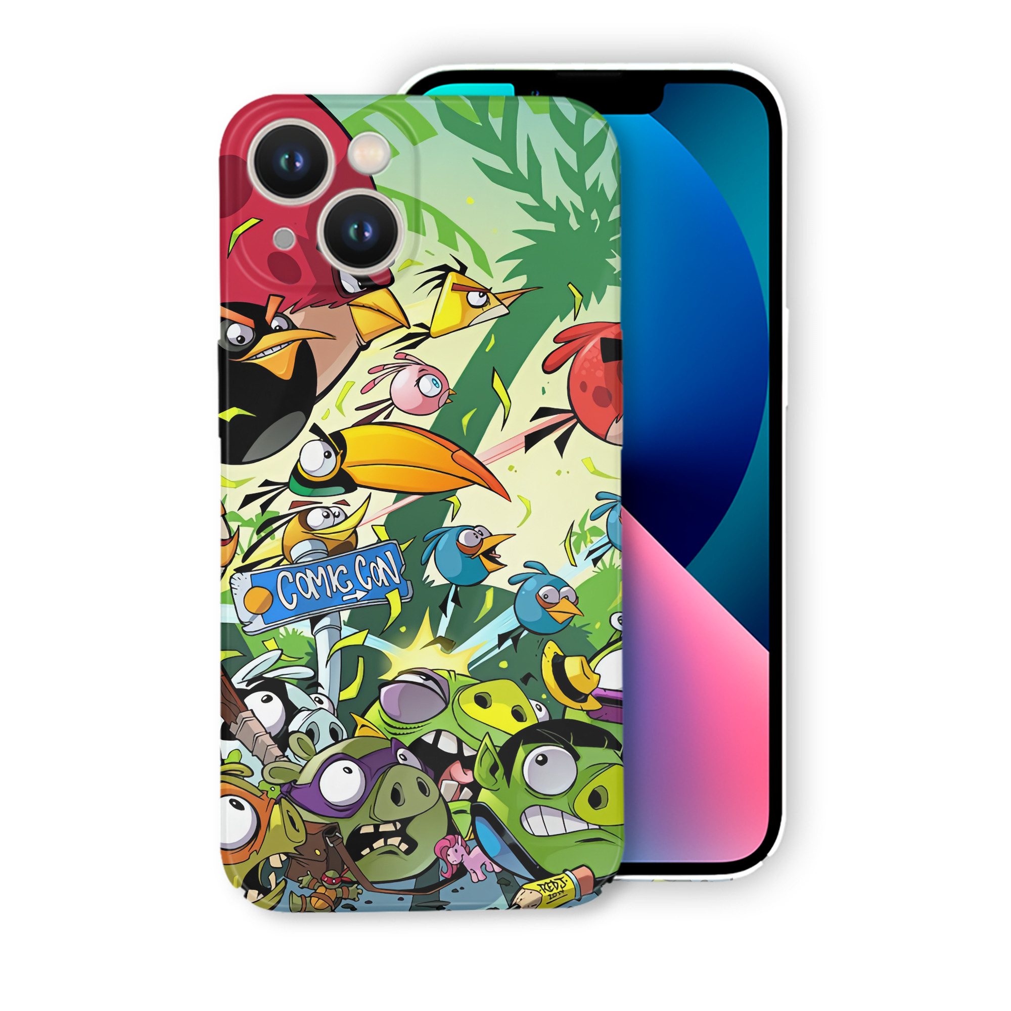 （画像用） Angry Birds アングリーバード 【iPhone 14シリーズ対応】ハードケース