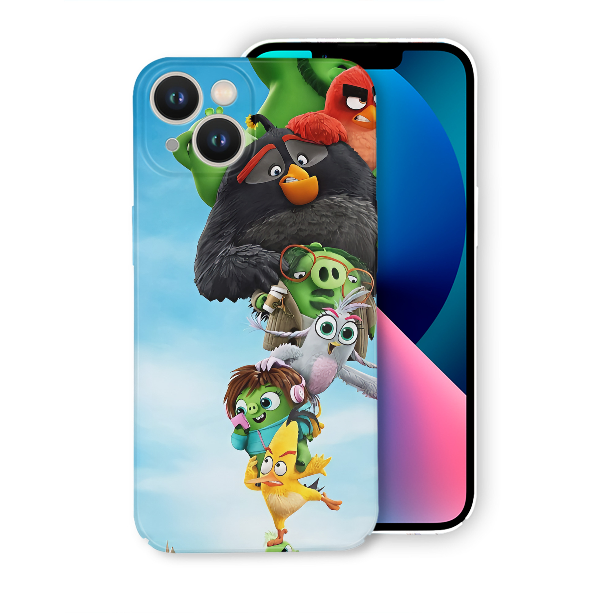 （画像用） Angry Birds アングリーバード 【iPhone 14シリーズ対応】ハードケース