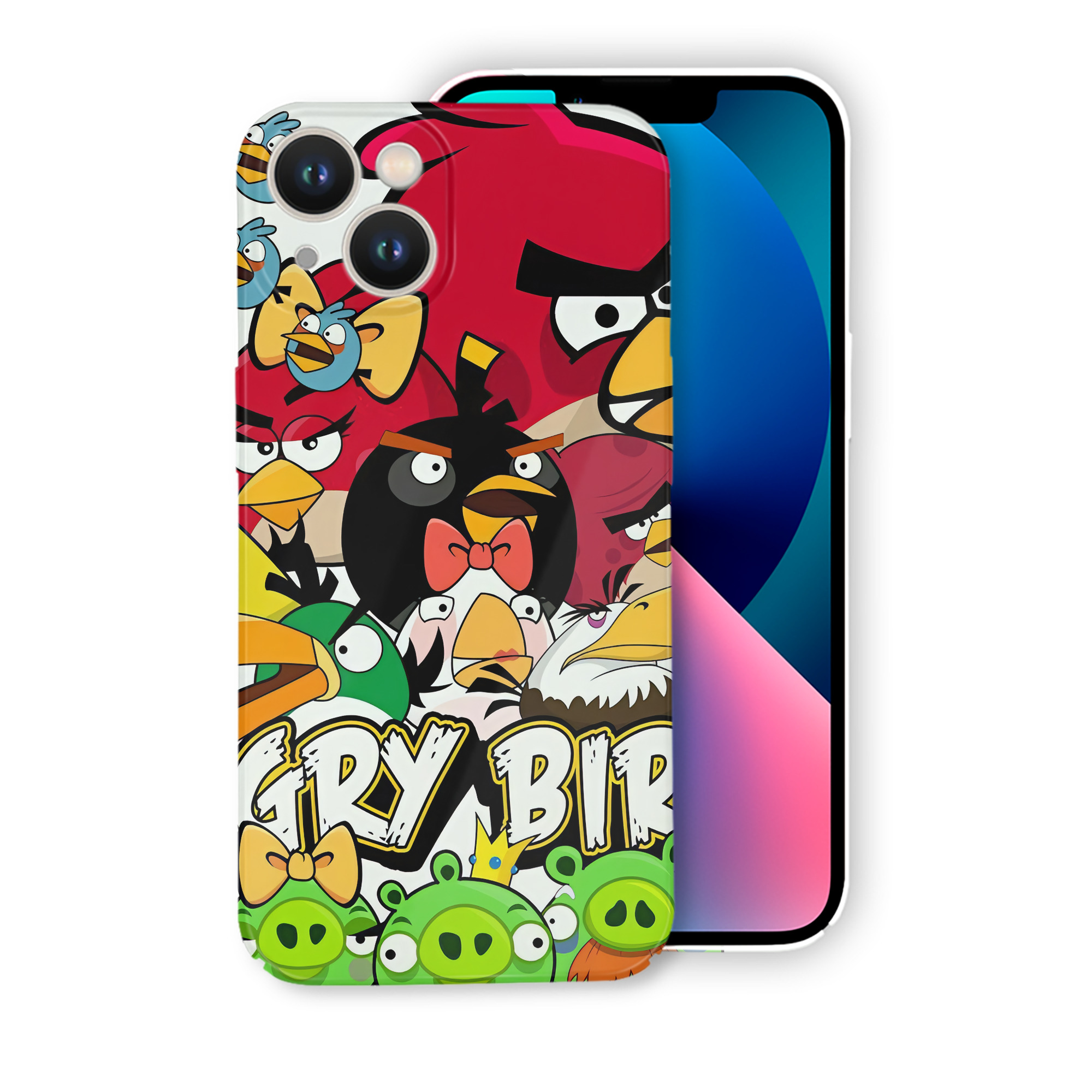 （画像用） Angry Birds アングリーバード 【iPhone 14シリーズ対応】ハードケース