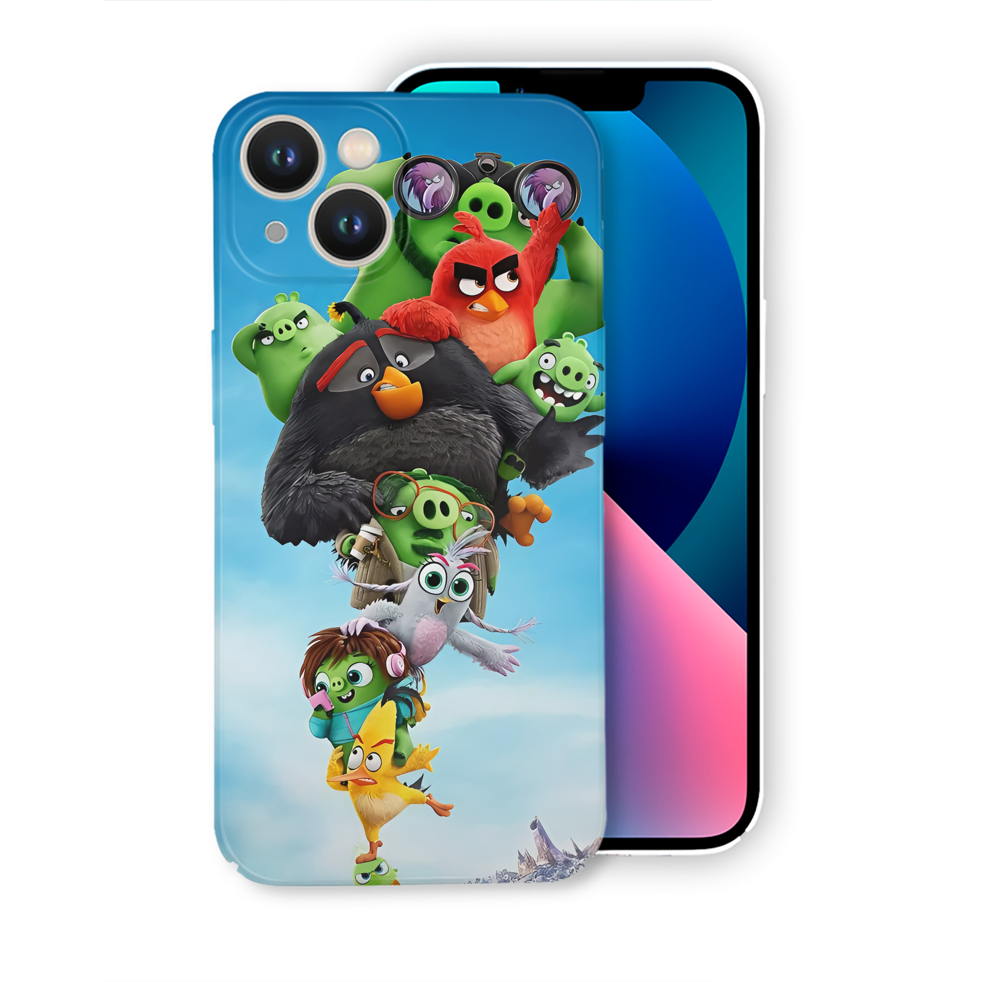 （画像用） Angry Birds アングリーバード 【iPhone 14シリーズ対応】ハードケース