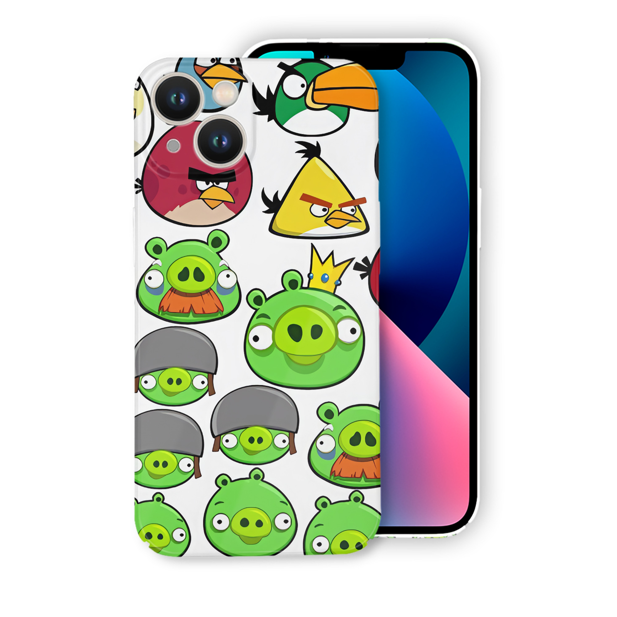 （画像用） Angry Birds アングリーバード 【iPhone 14シリーズ対応】ハードケース