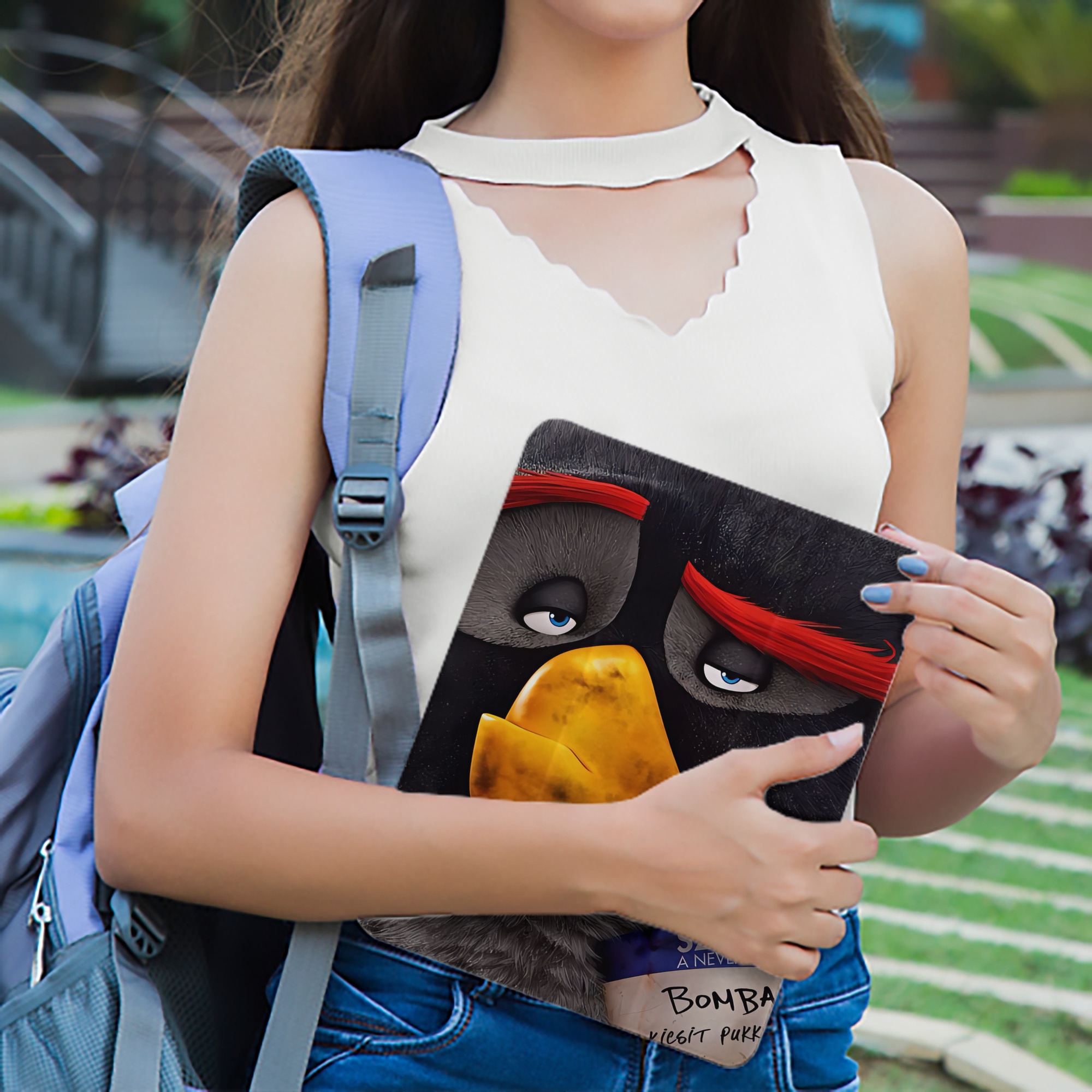Angry Birds アングリーバード IPad ケース ペン収納付き 三つ折りスタンド PUレザー×シリコン 対応機種9.5/10.5/10.9インチ