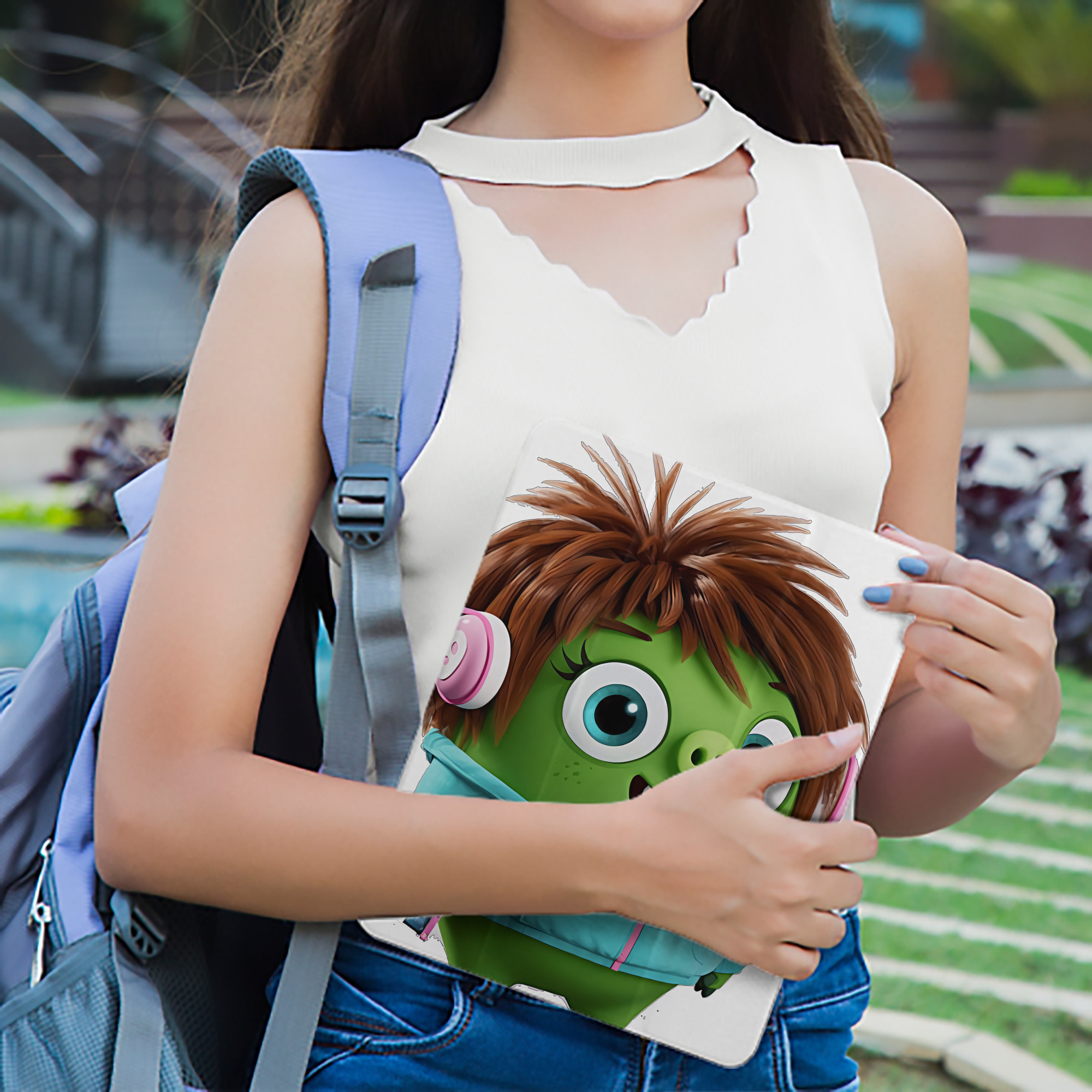 Angry Birds アングリーバード IPad ケース ペン収納付き 三つ折りスタンド PUレザー×シリコン 対応機種9.5/10.5/10.9インチ