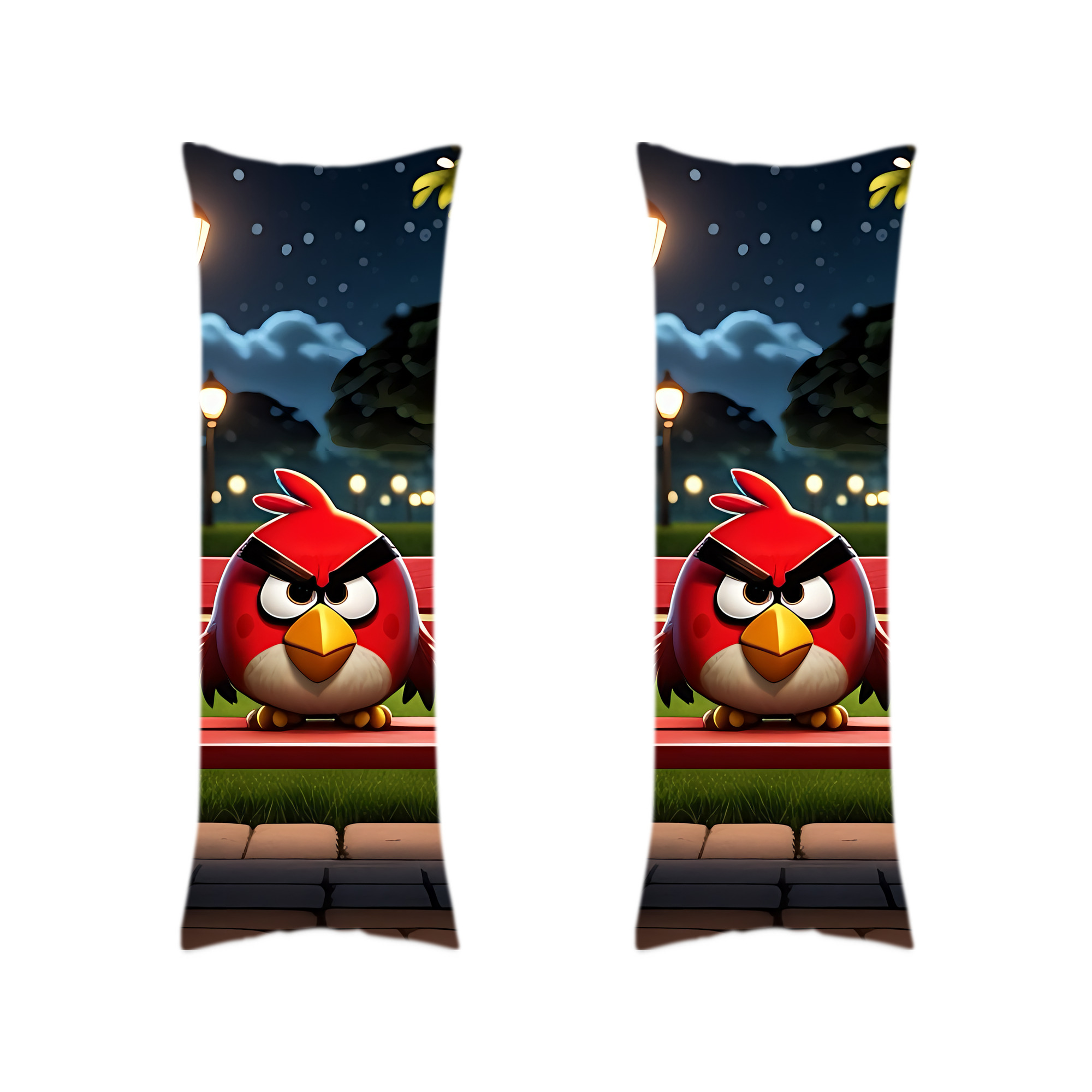 （画像用） Angry Birds アングリーバード ロング抱き枕カバー 両面プリントタイプ（サイズ選択可）