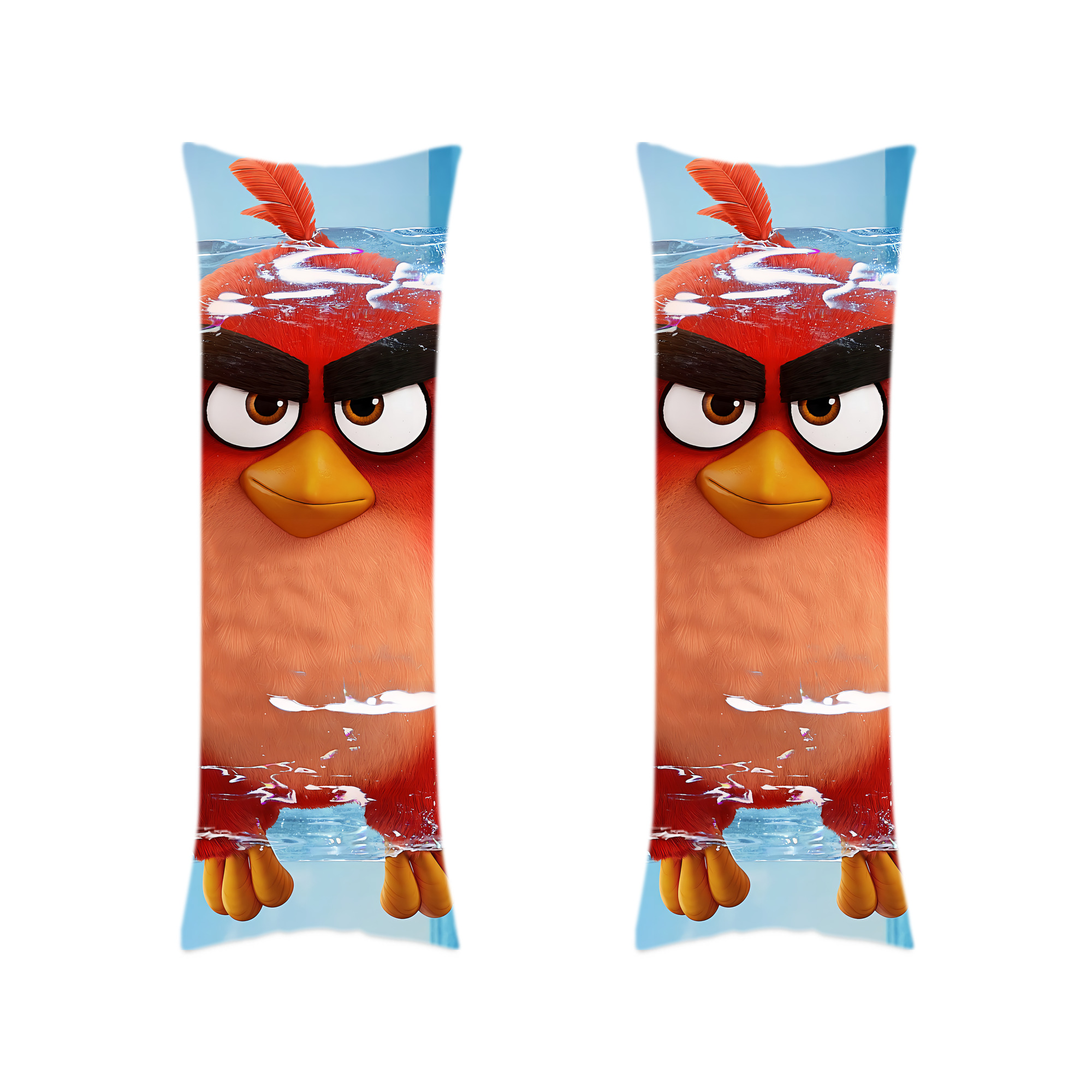 （画像用） Angry Birds アングリーバード ロング抱き枕カバー 両面プリントタイプ（サイズ選択可）