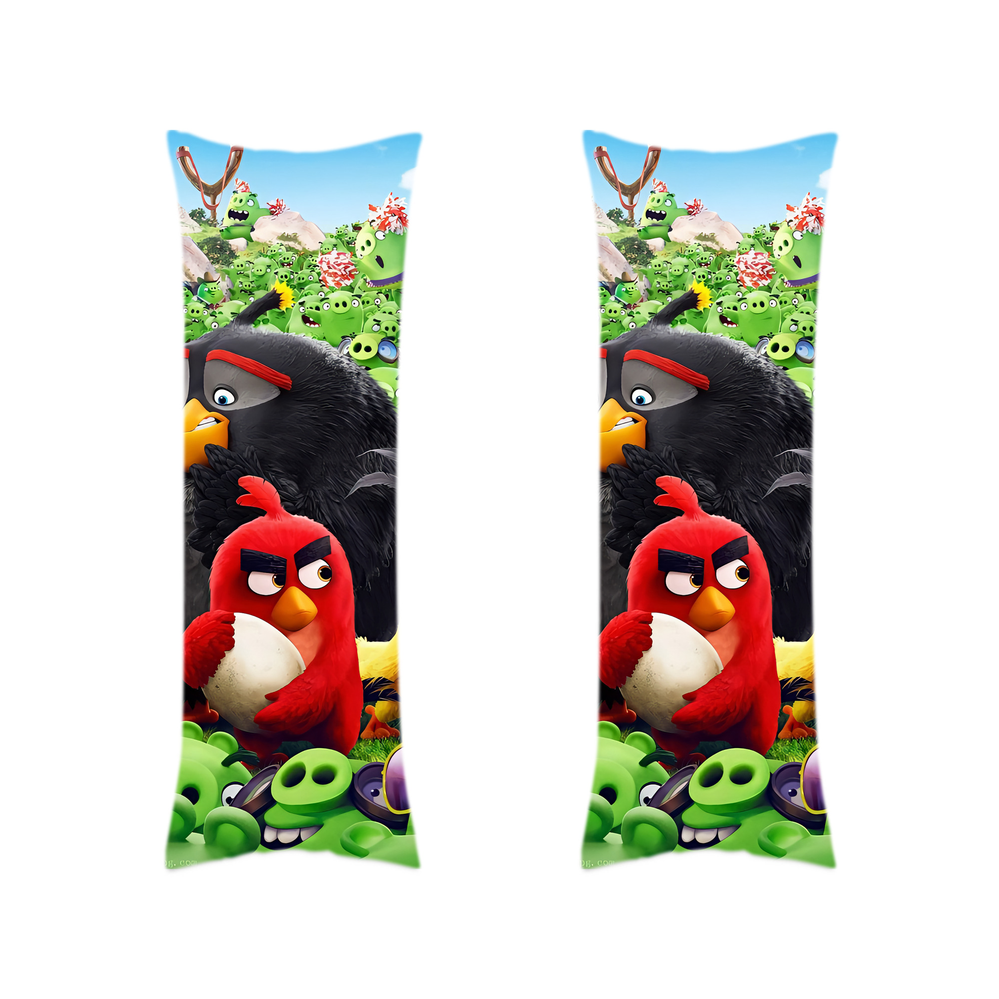 （画像用） Angry Birds アングリーバード ロング抱き枕カバー 両面プリントタイプ（サイズ選択可）