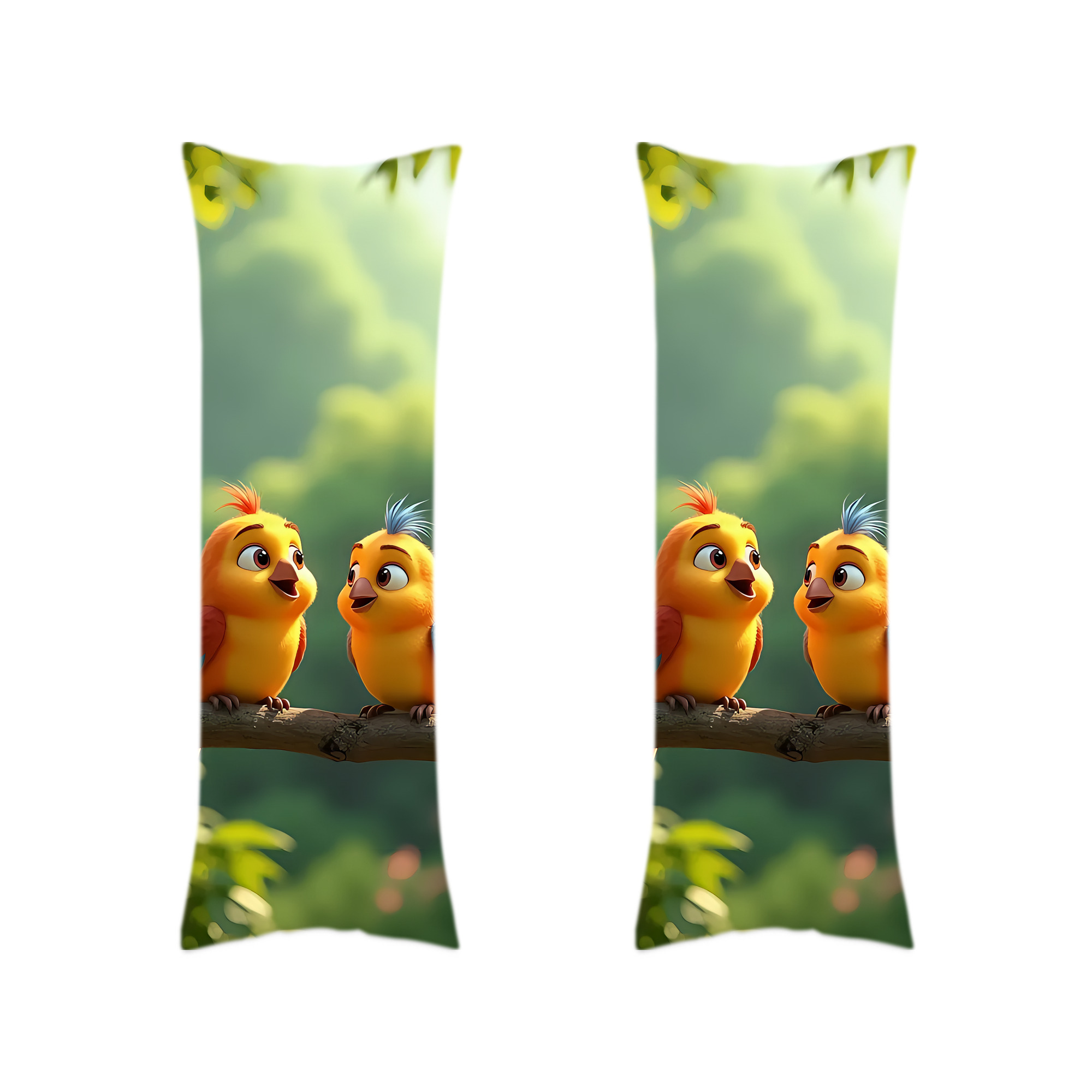 （画像用） Angry Birds アングリーバード ロング抱き枕カバー 両面プリントタイプ（サイズ選択可）
