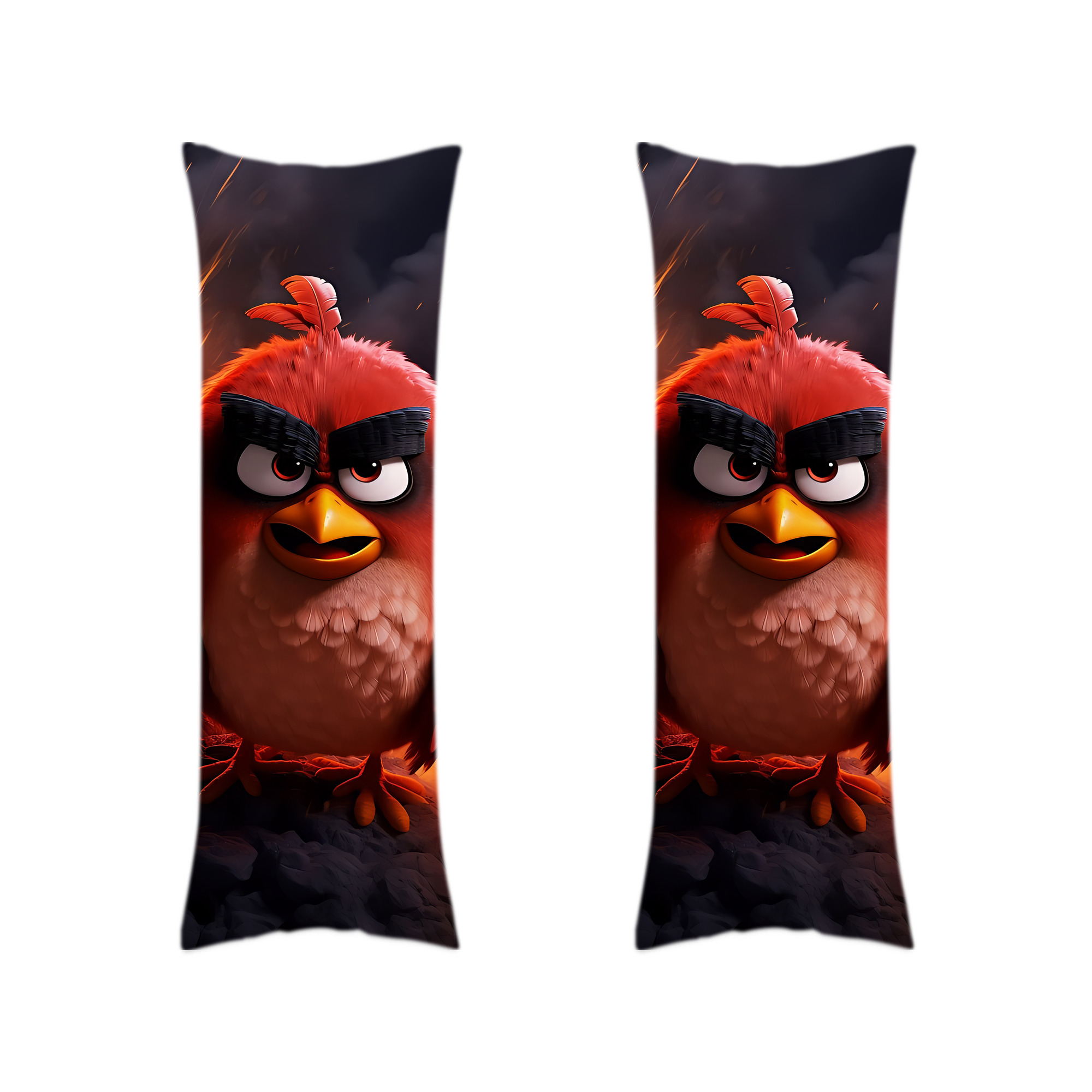 （画像用） Angry Birds アングリーバード ロング抱き枕カバー 両面プリントタイプ（サイズ選択可）