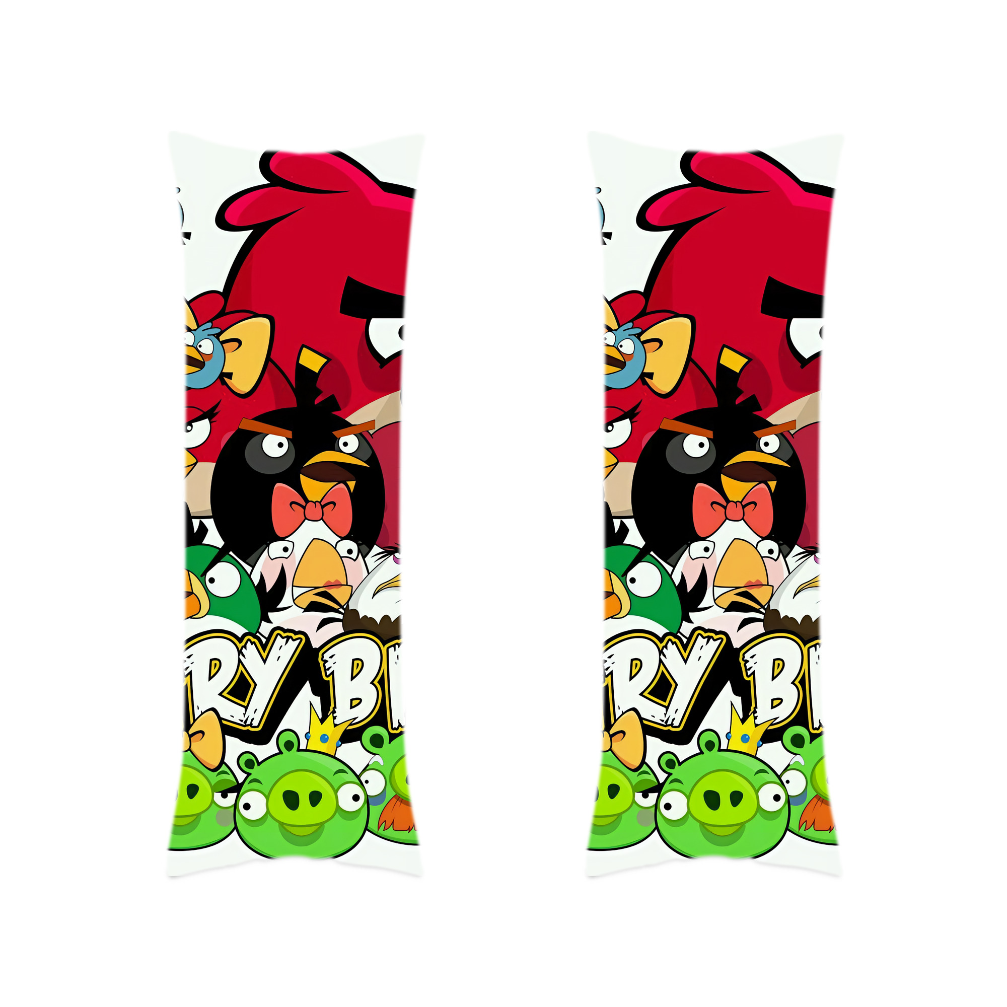 （画像用） Angry Birds アングリーバード ロング抱き枕カバー 両面プリントタイプ（サイズ選択可）