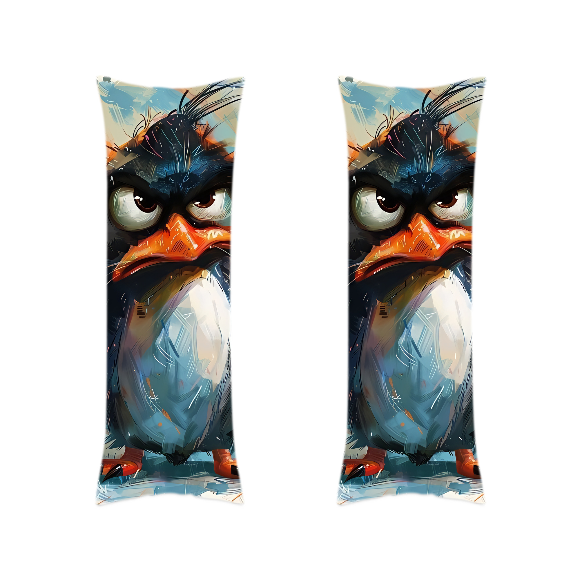 （画像用） Angry Birds アングリーバード ロング抱き枕カバー 両面プリントタイプ（サイズ選択可）