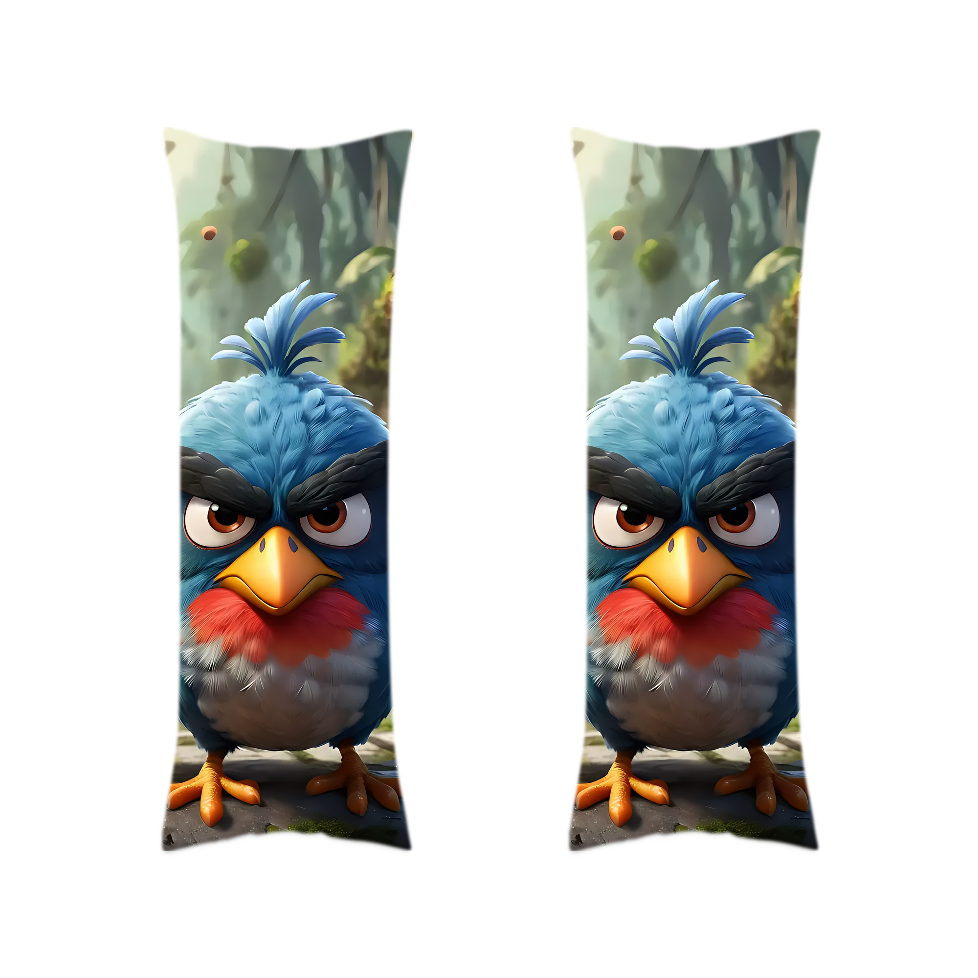 （画像用） Angry Birds アングリーバード ロング抱き枕カバー 両面プリントタイプ（サイズ選択可）
