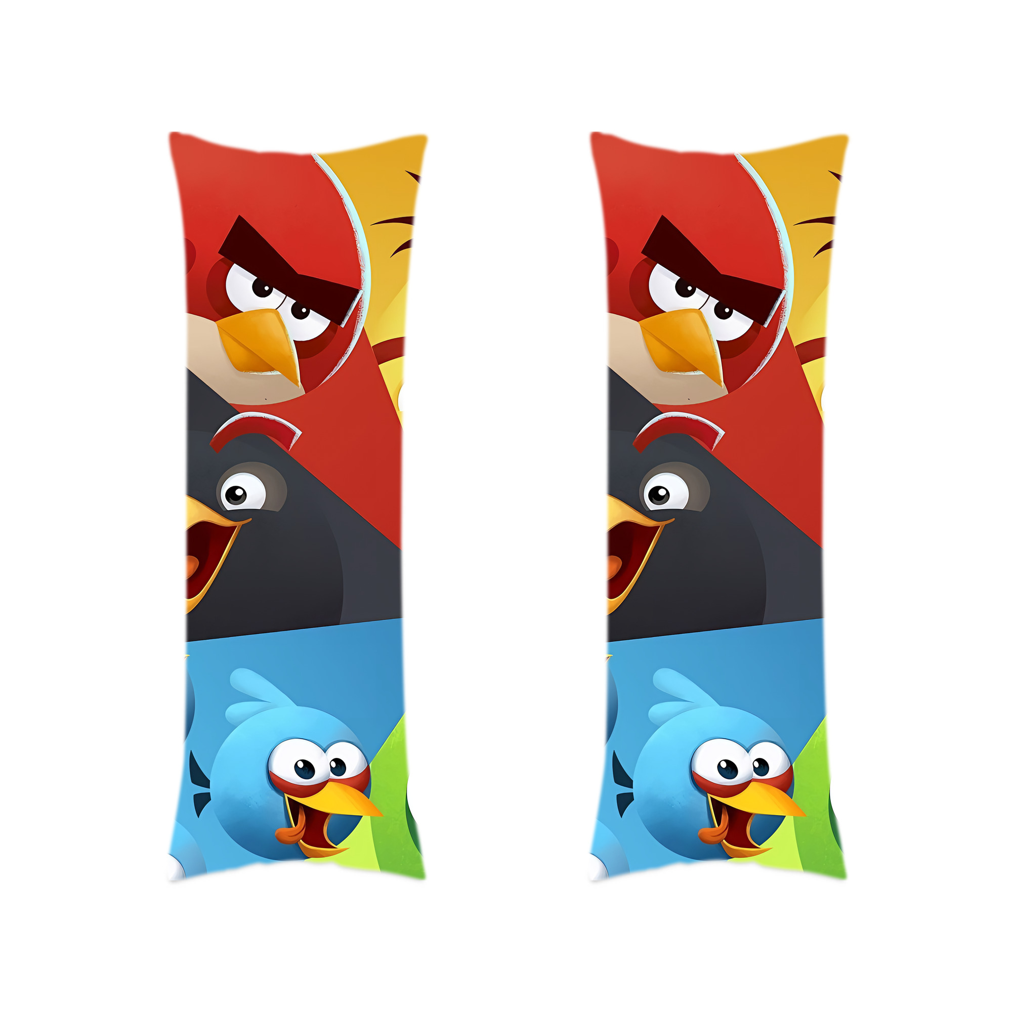 （画像用） Angry Birds アングリーバード ロング抱き枕カバー 両面プリントタイプ（サイズ選択可）