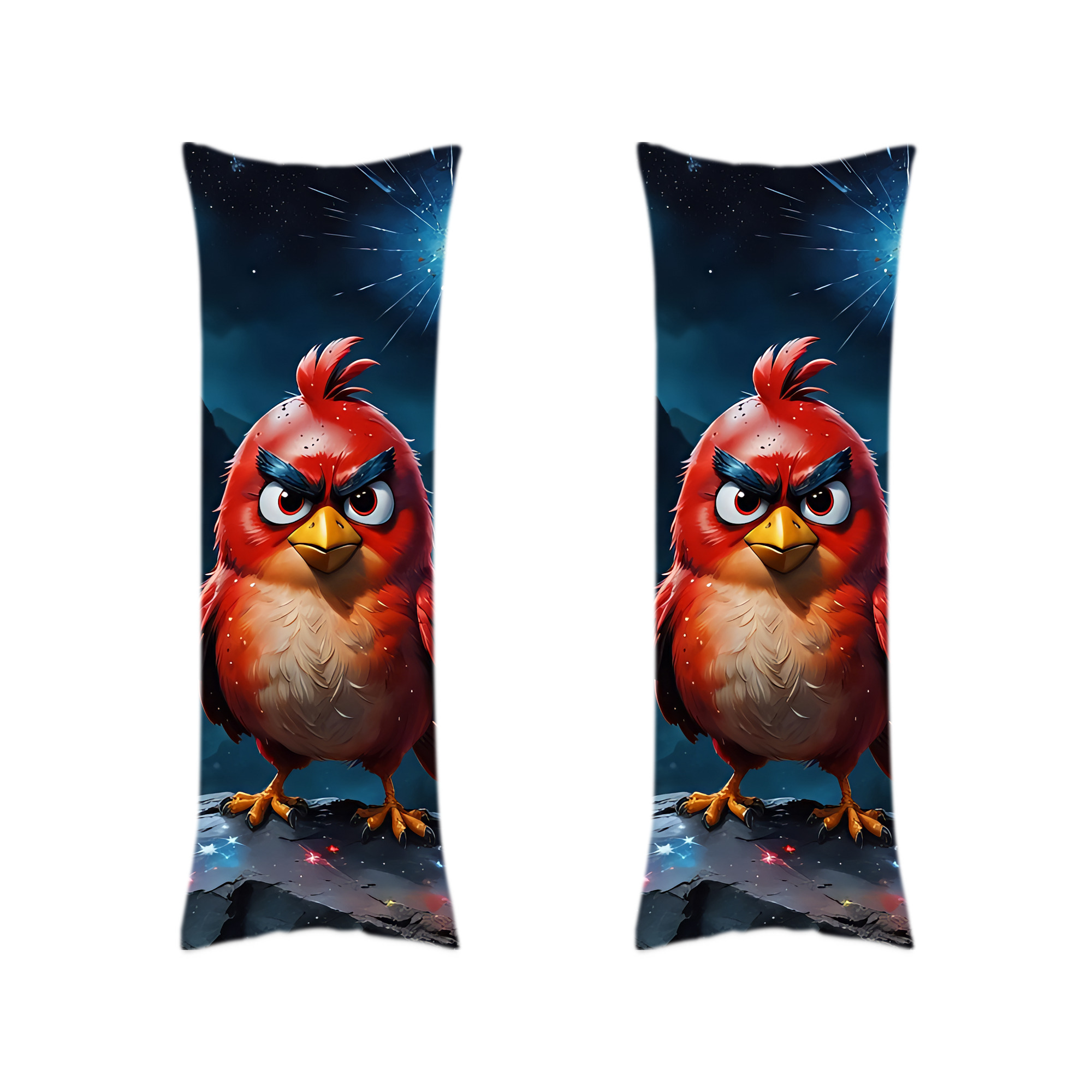 （画像用） Angry Birds アングリーバード ロング抱き枕カバー 両面プリントタイプ（サイズ選択可）