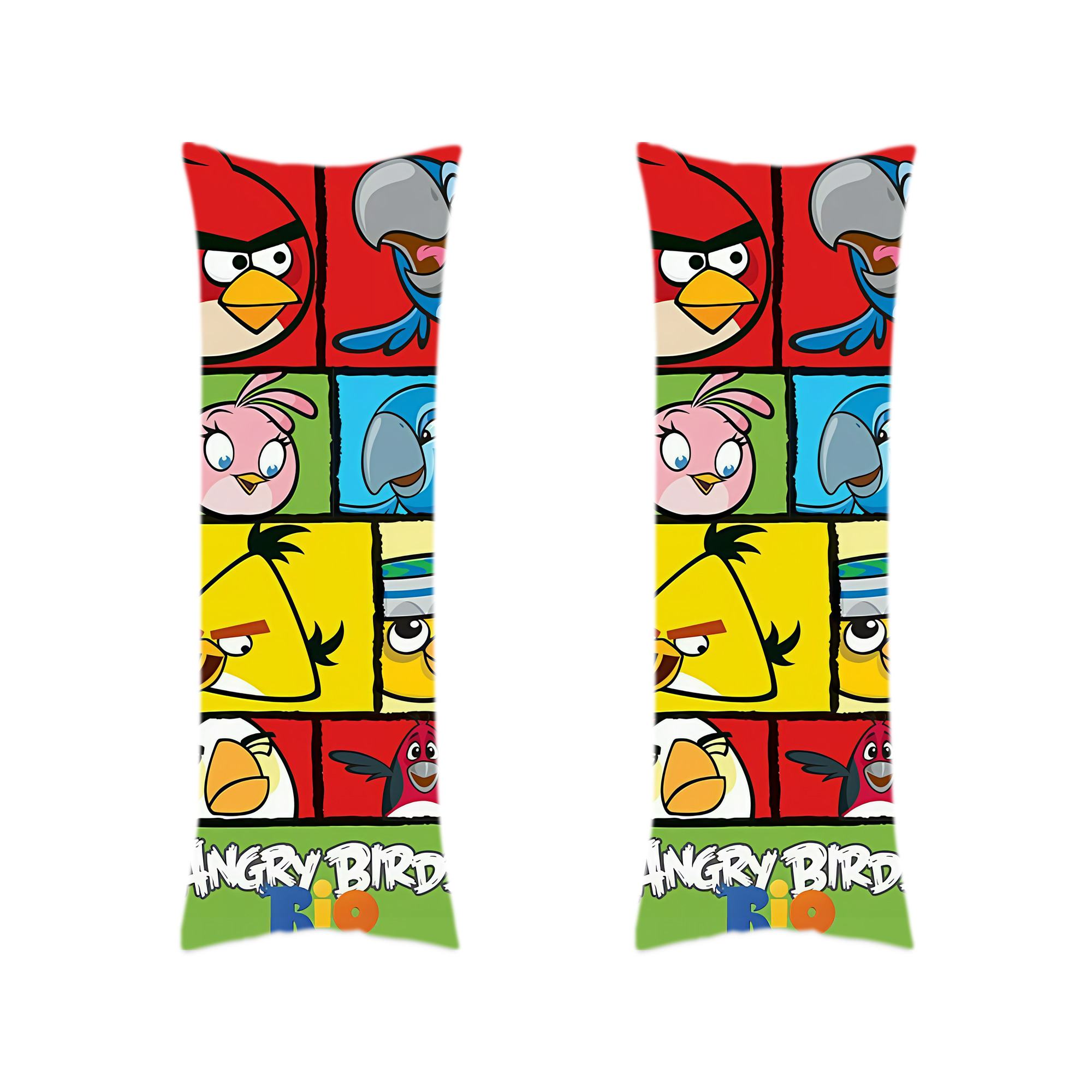 （画像用） Angry Birds アングリーバード ロング抱き枕カバー 両面プリントタイプ（サイズ選択可）