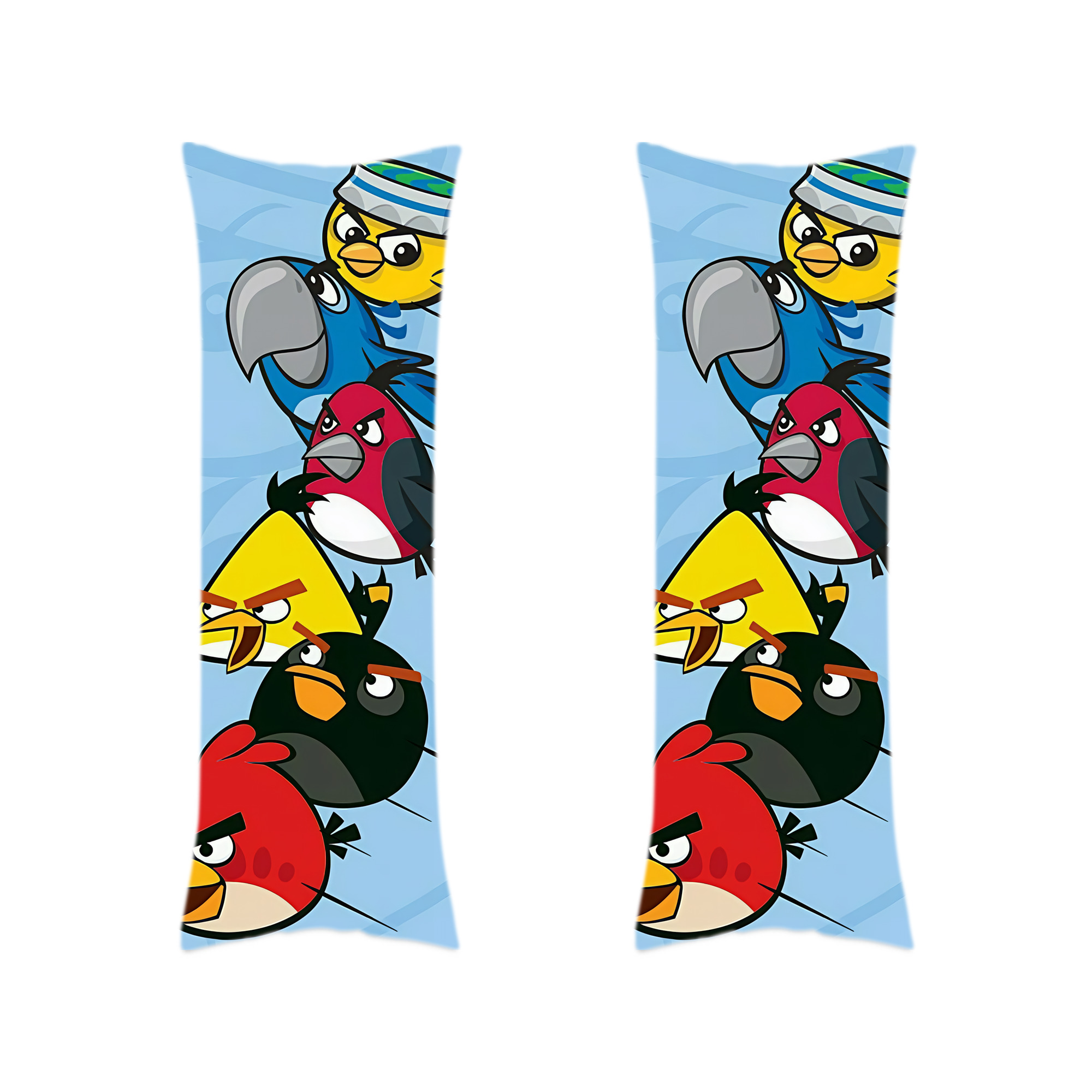 （画像用） Angry Birds アングリーバード ロング抱き枕カバー 両面プリントタイプ（サイズ選択可）