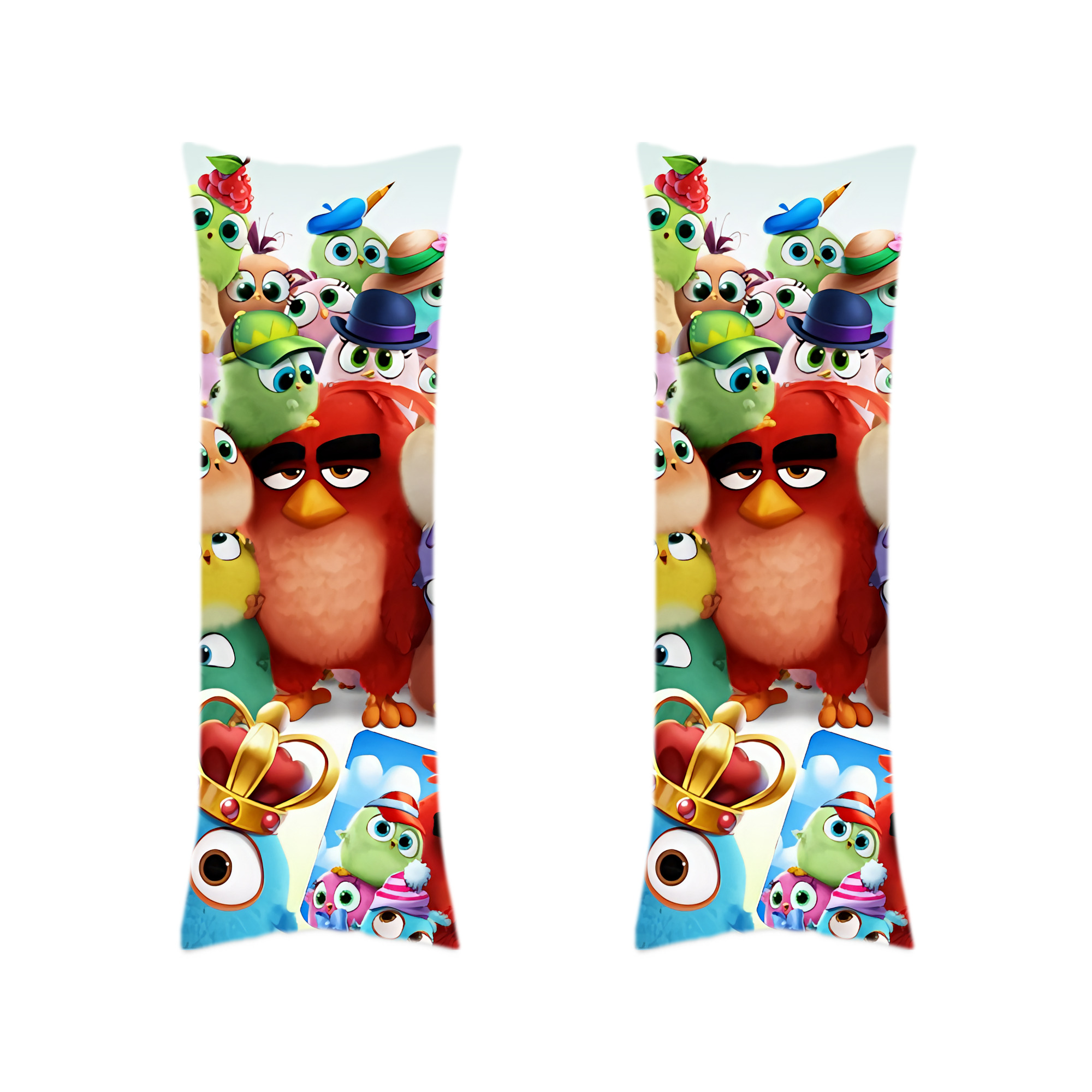 （画像用） Angry Birds アングリーバード ロング抱き枕カバー 両面プリントタイプ（サイズ選択可）