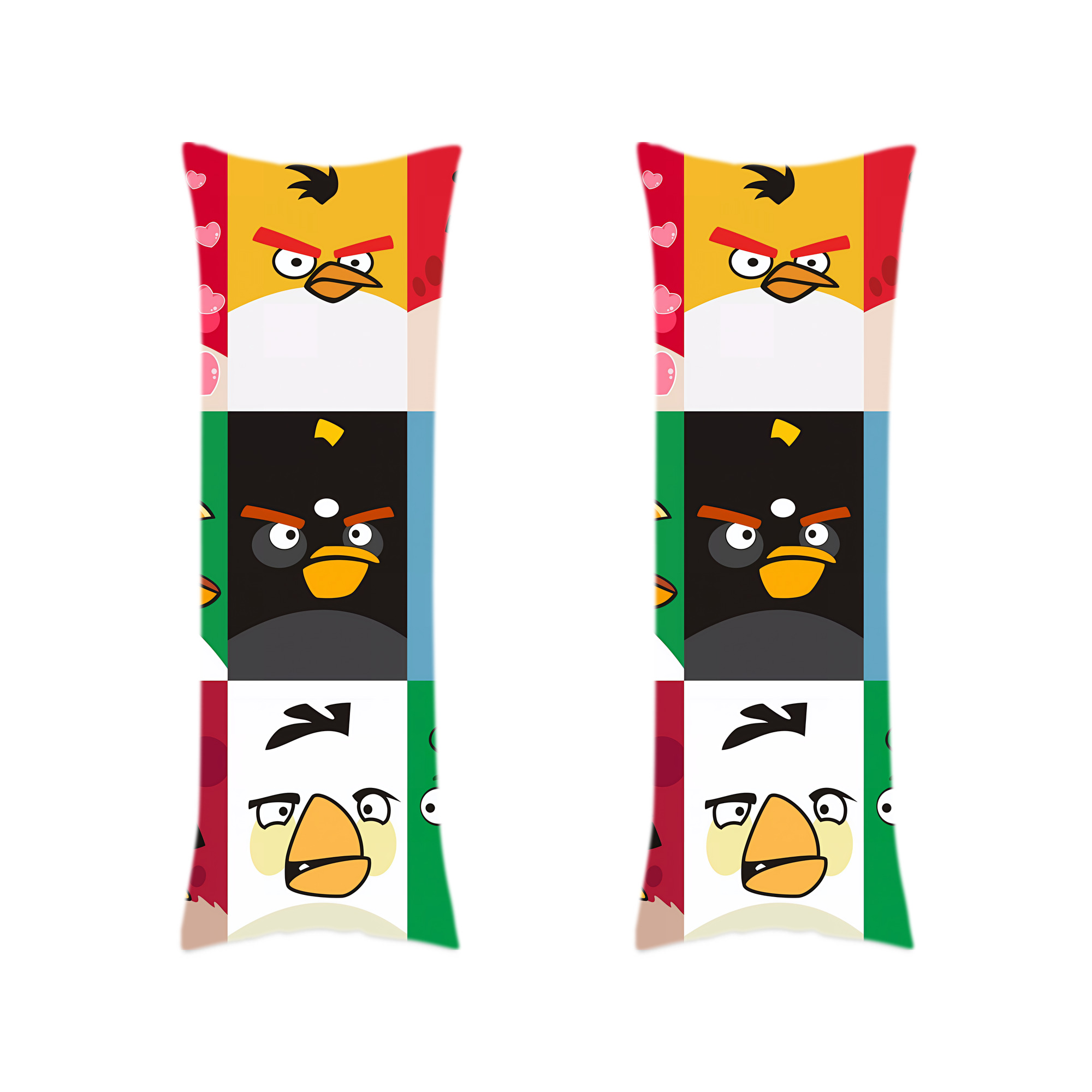 （画像用） Angry Birds アングリーバード ロング抱き枕カバー 両面プリントタイプ（サイズ選択可）