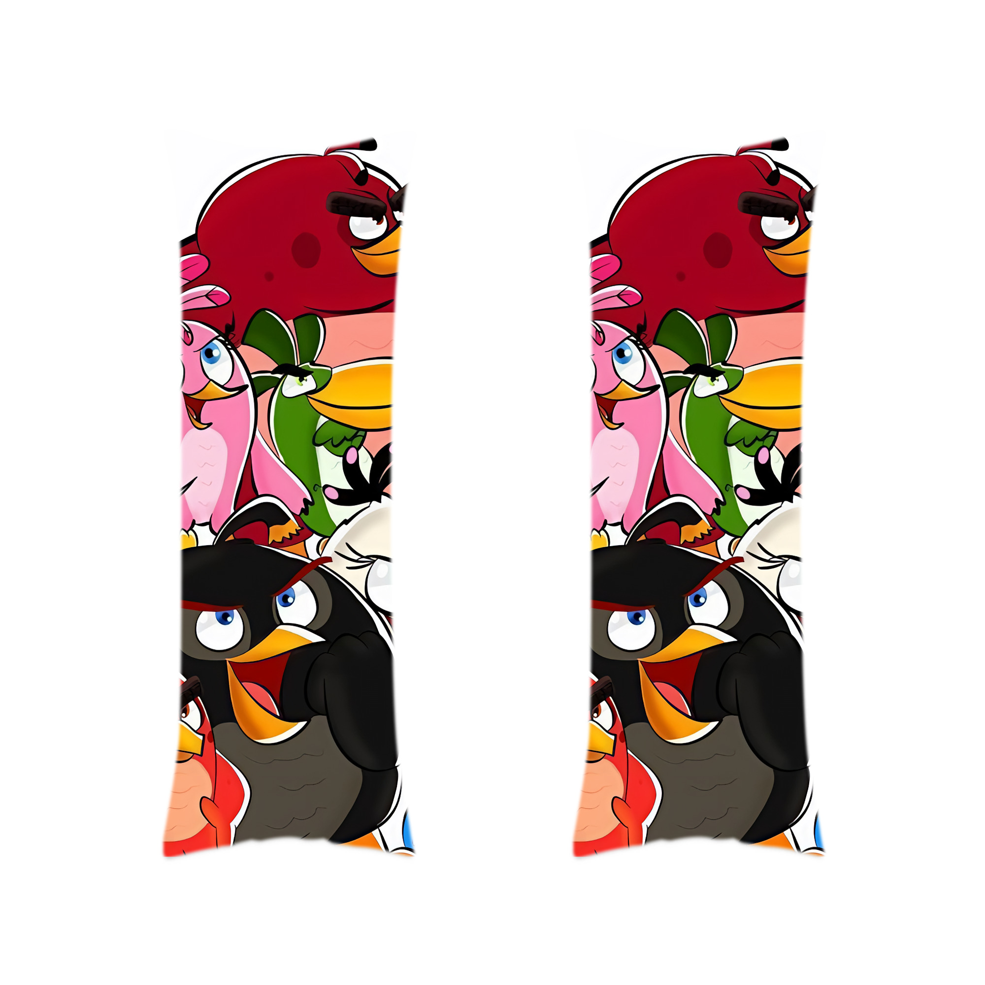 （画像用） Angry Birds アングリーバード ロング抱き枕カバー 両面プリントタイプ（サイズ選択可）