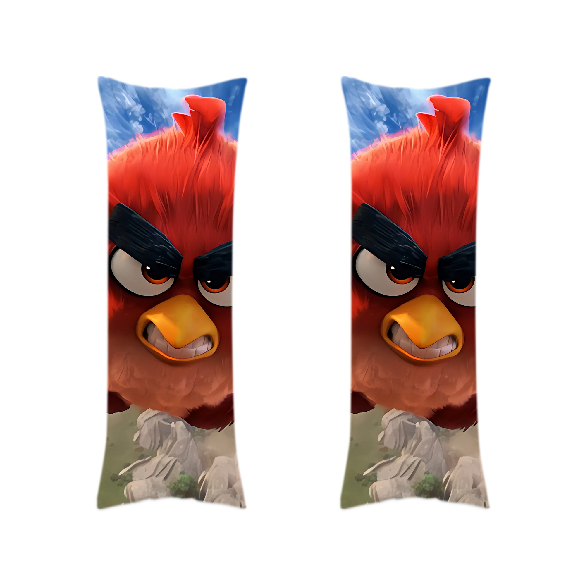 （画像用） Angry Birds アングリーバード ロング抱き枕カバー 両面プリントタイプ（サイズ選択可）