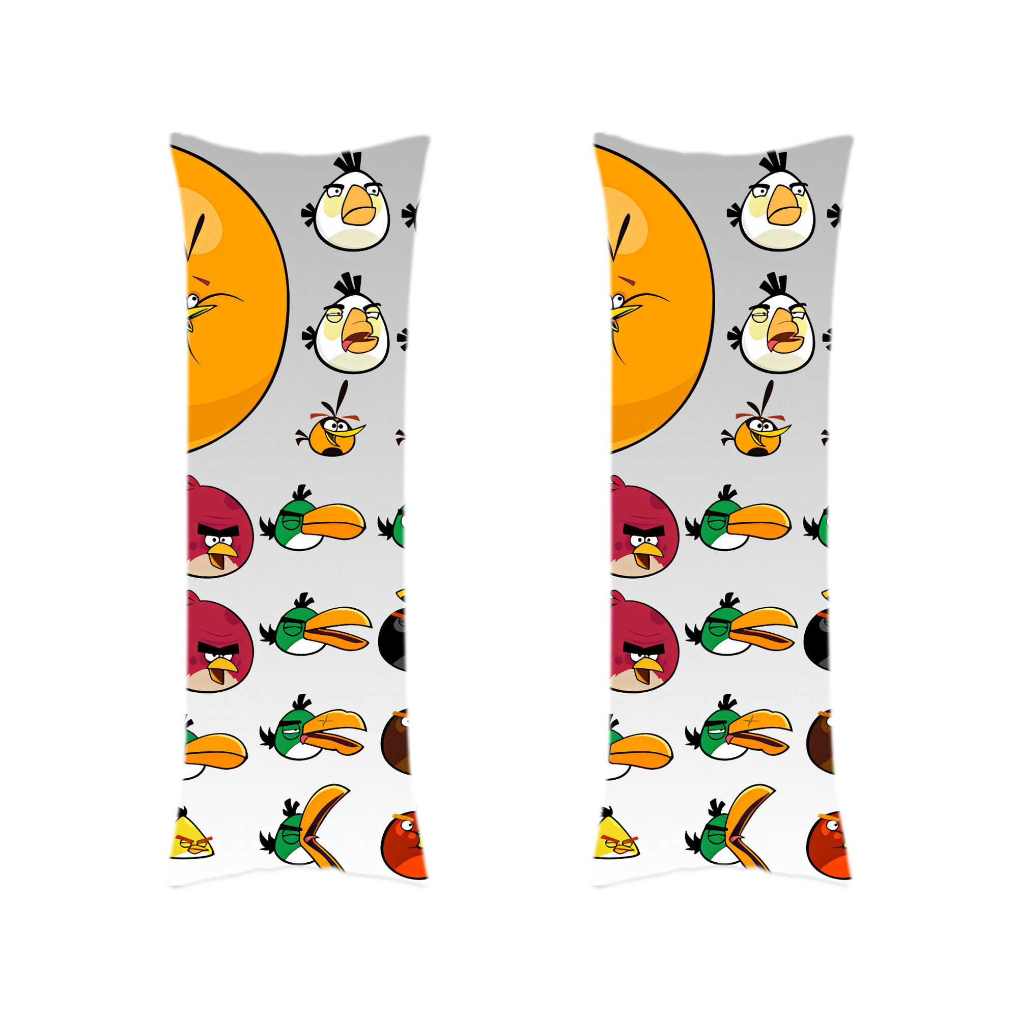 （画像用） Angry Birds アングリーバード ロング抱き枕カバー 両面プリントタイプ（サイズ選択可）